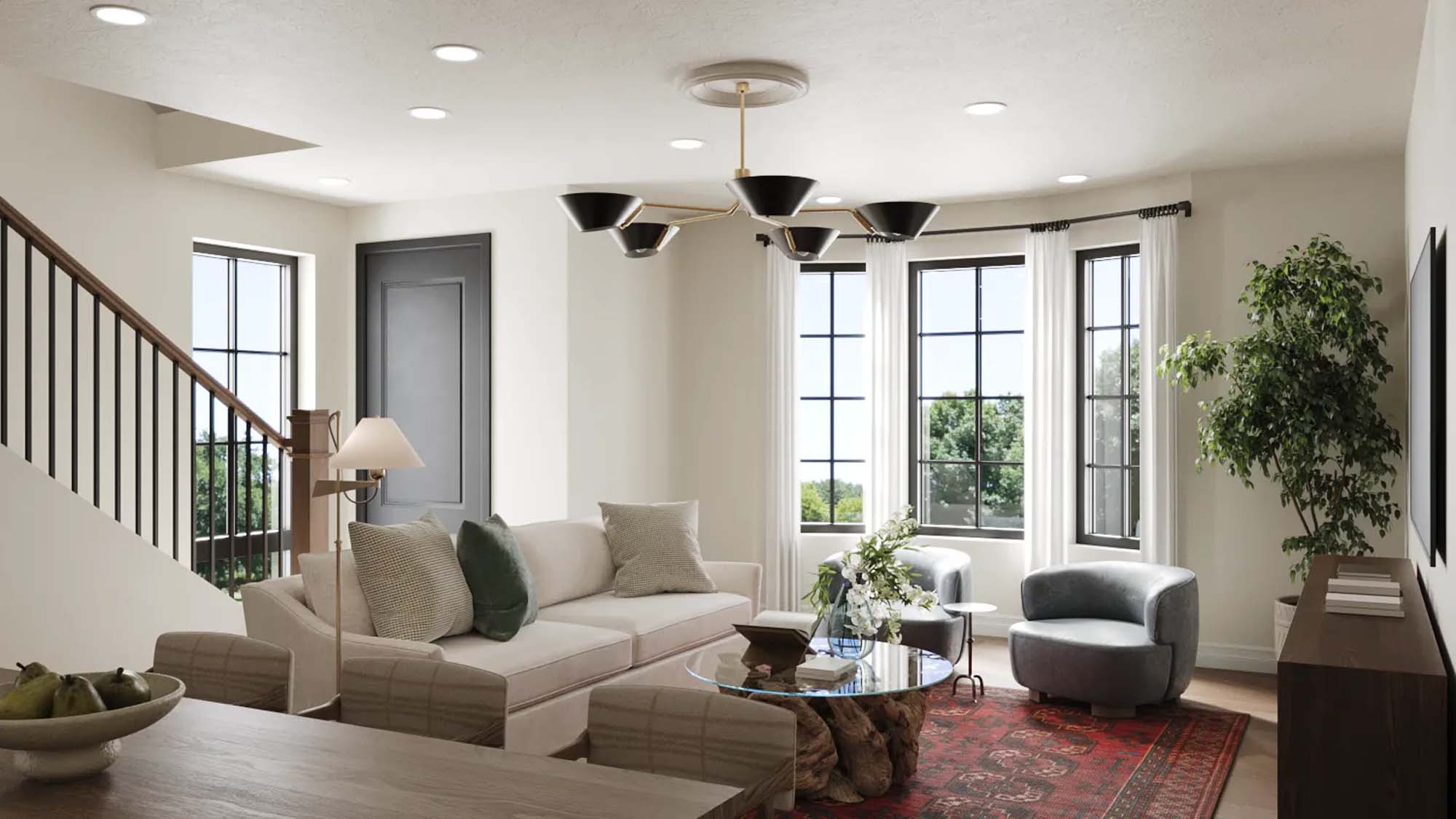 Great Room | Brownstones at theROW in Salt Lake City, UT by Cole West
