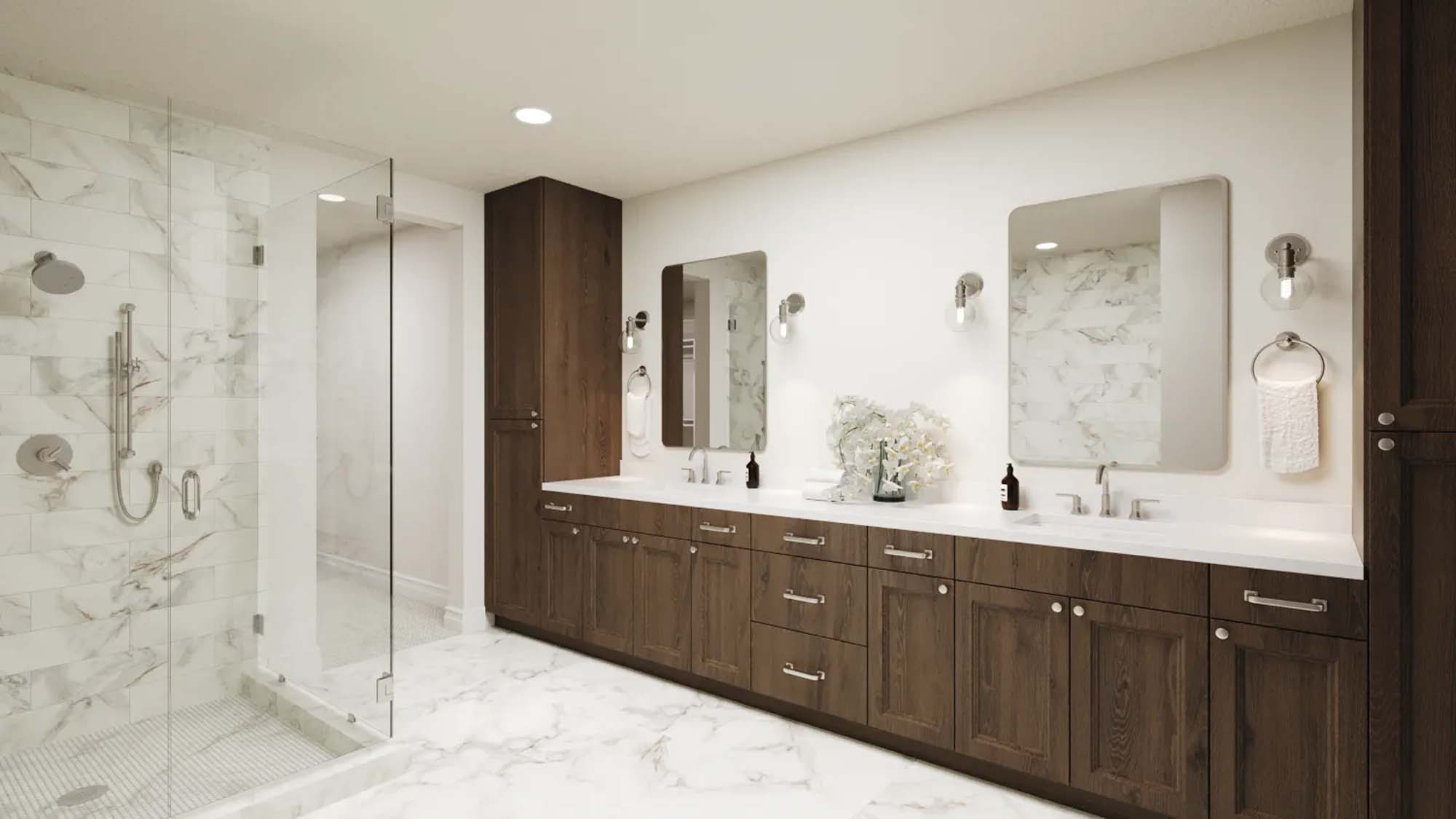 Primary Bathroom | Brownstones at theROW in Salt Lake City, UT by Cole West