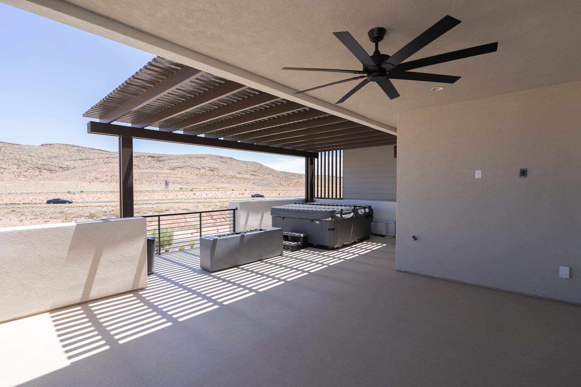 Covered Porch | Santa Barbara II at SUNSET SERIES at DESERT COLOR in St. George, UT by Cole West