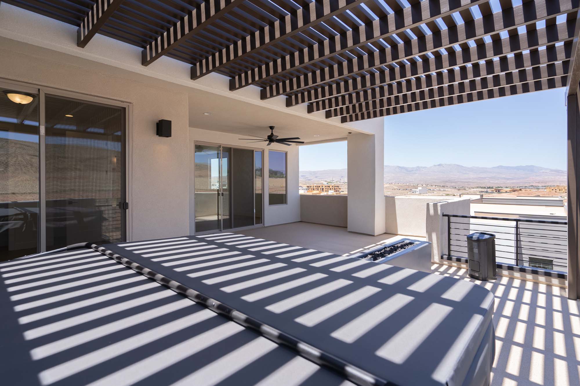 Covered Porch | Santa Barbara II at SUNSET SERIES at DESERT COLOR in St. George, UT by Cole West