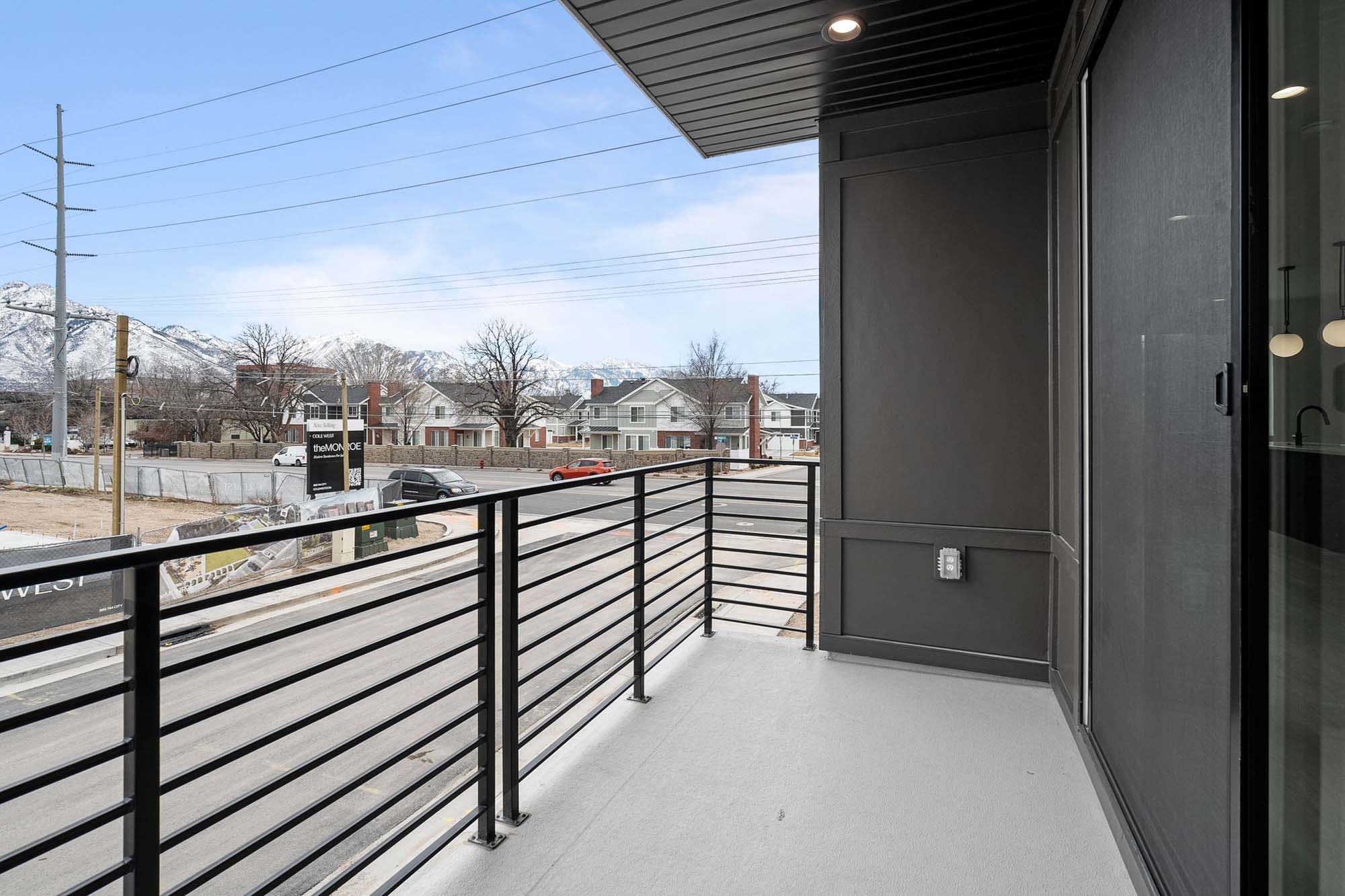 Balcony | Type A2 at theMONROE in Millcreek, UT by Cole West