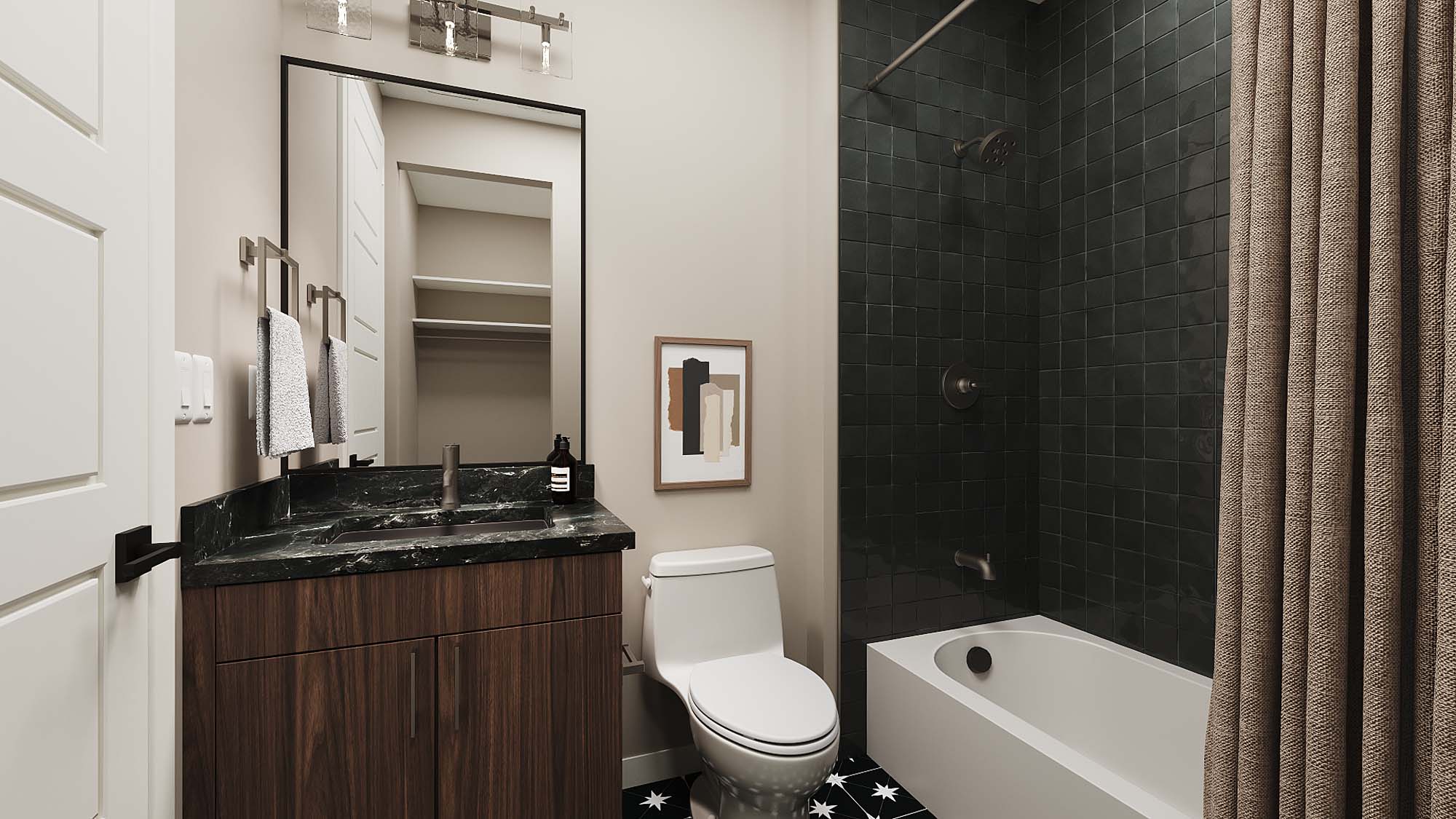 Bathroom | Atlas II at CIELO in Washington, UT by Cole West