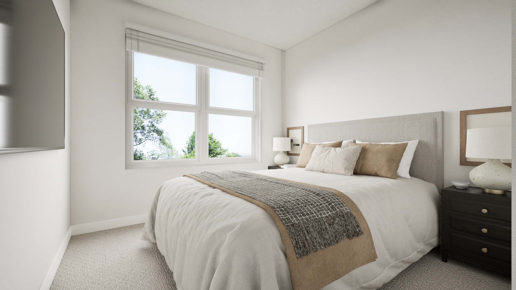Bedroom 2 | Cambria F at theHAZEL in Roy, UT by Cole West
