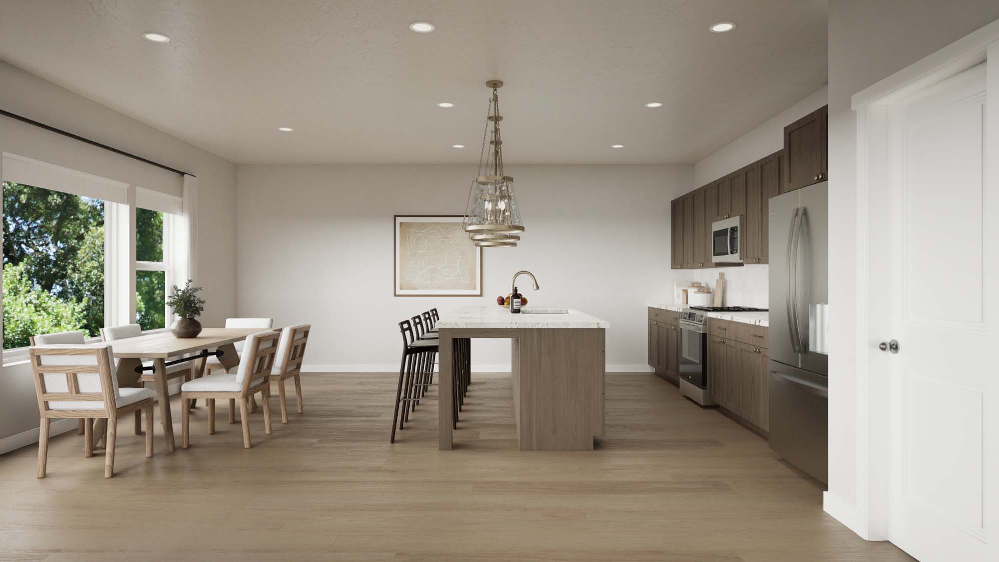 Dining Room to Kitchen | Slate IV at SaltRock in Syracuse, UT by Cole West