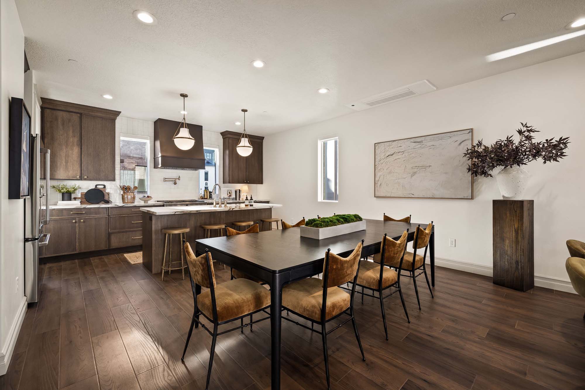Dining Room & Kitchen | Franklin B at theIRIS in Salt Lake City, UT by Cole West