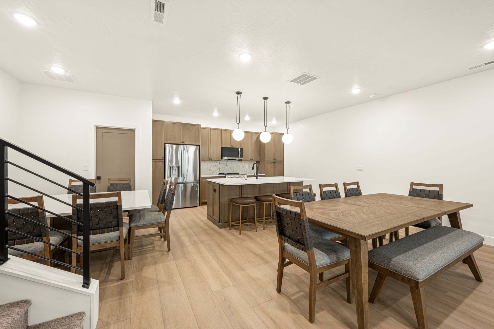 Dining Room & Kitchen | The Lofts 4 Bedroom at TERRA in Hurricane, UT by Cole West