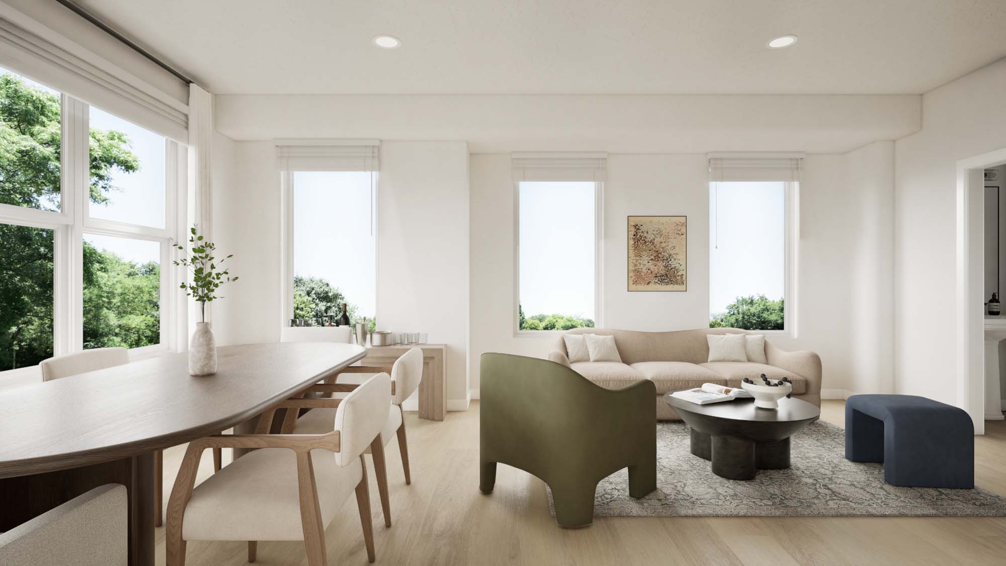 Dining Room to Great Room | Cambria F at theHAZEL in Roy, UT by Cole West