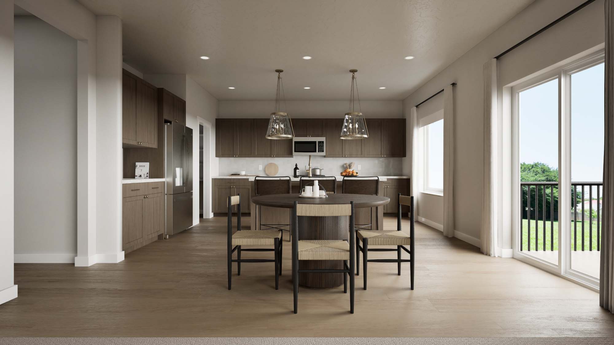 Dining Room to Kitchen | Slate II at SaltRock in Syracuse, UT by Cole West
