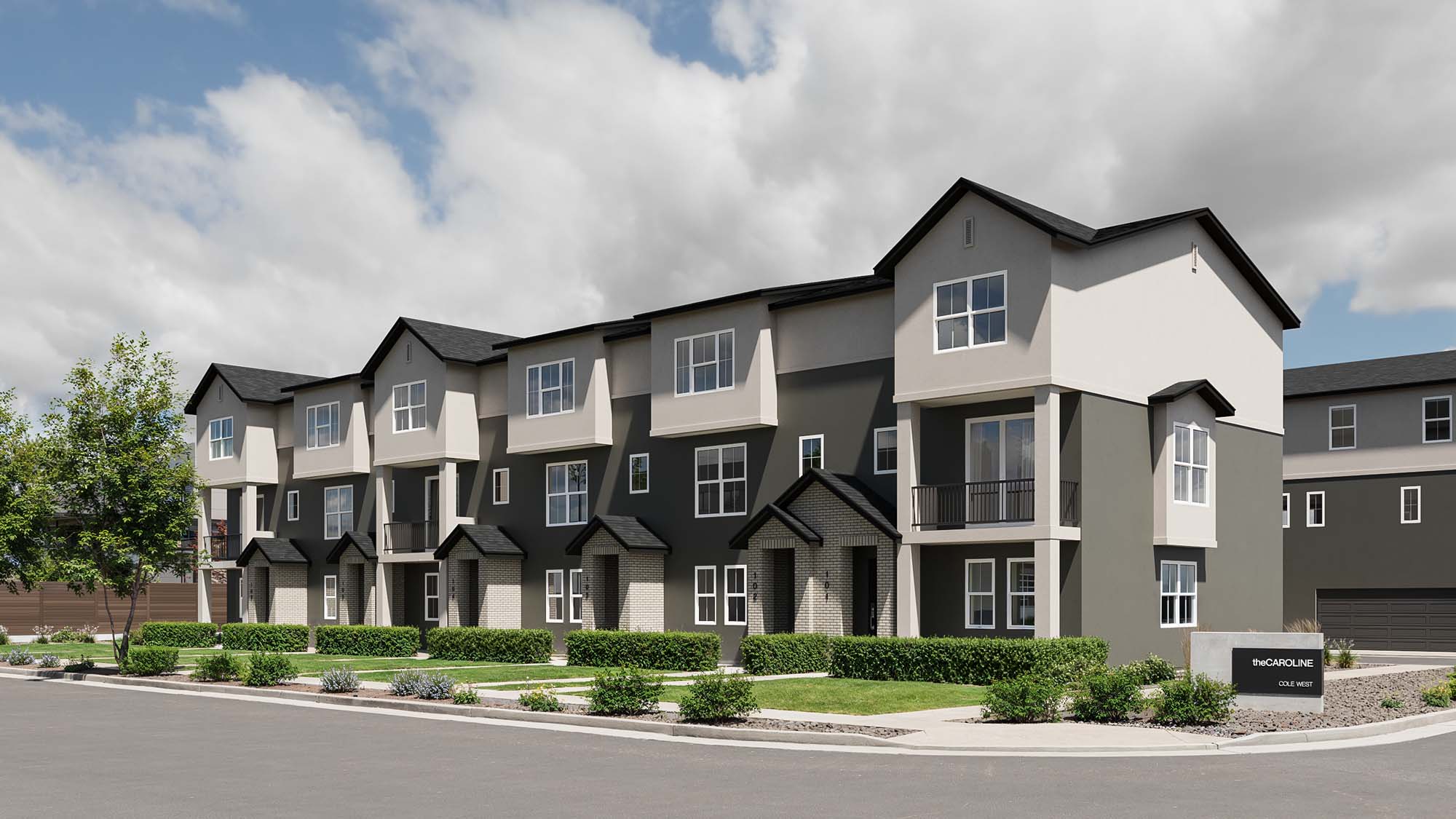 Exterior Rendering | theCAROLINE in Roy, UT by Cole West