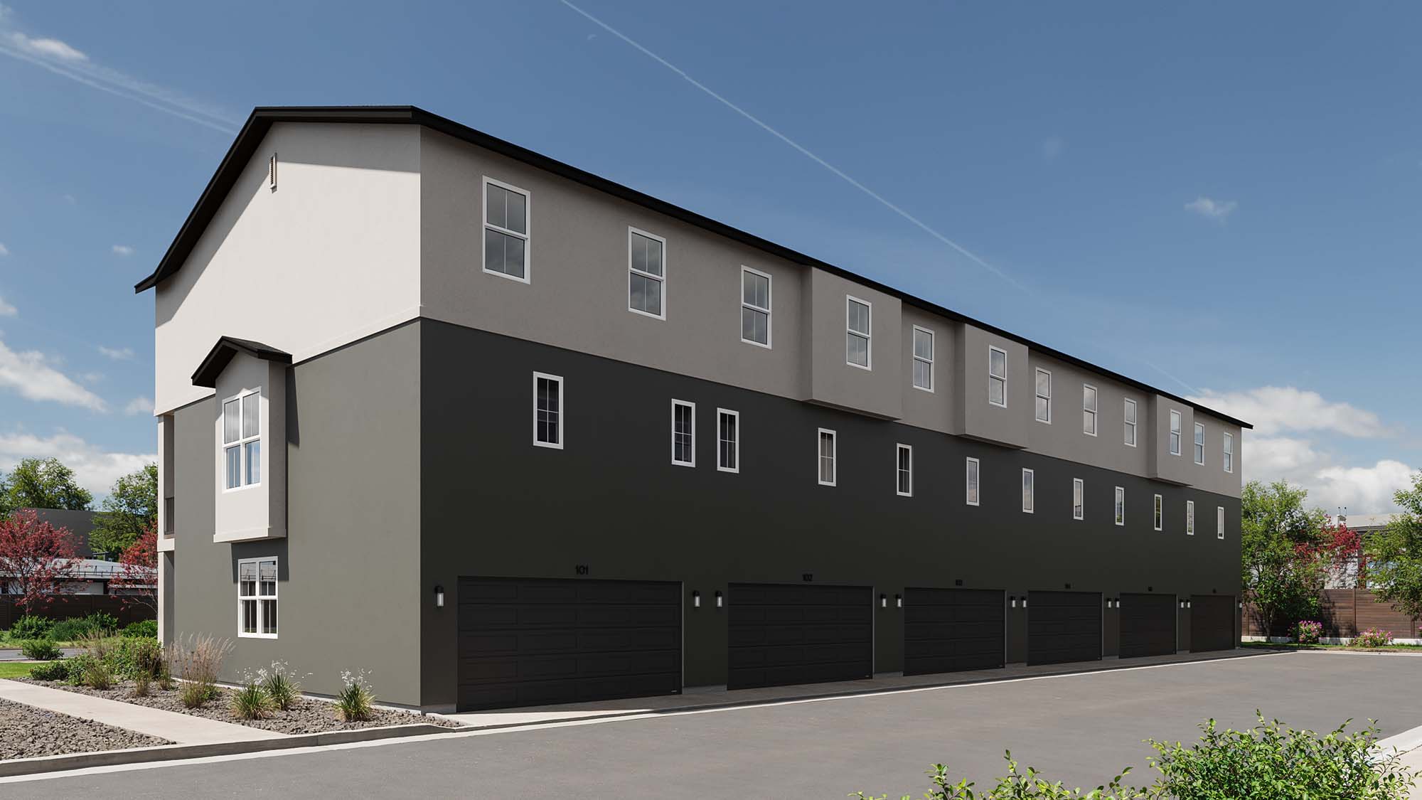Exterior Rear Rendering | theCAROLINE in Roy, UT by Cole West