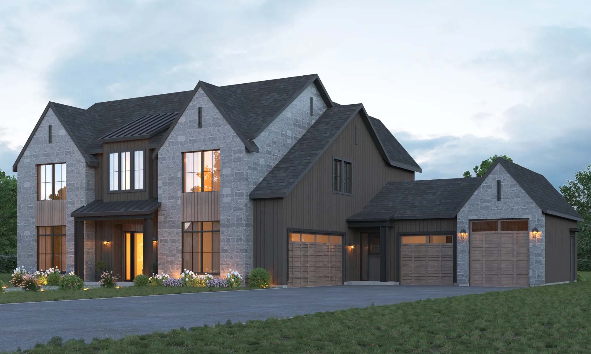 Exterior | 4400 Plan at SAGE in Huntsville, UT by Cole West