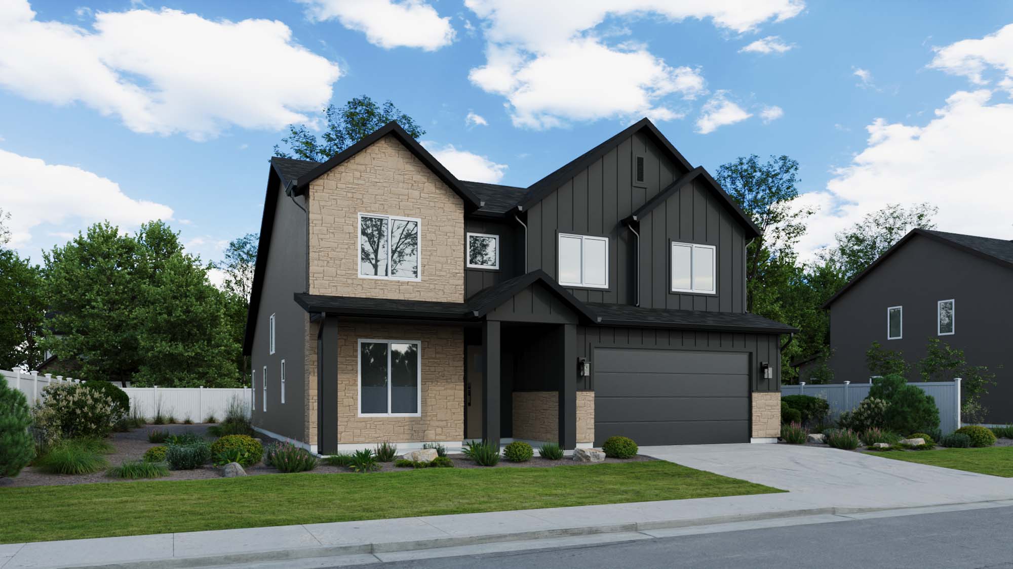 Exterior – Scheme 5 | Slate IV at SaltRock in Syracuse, UT by Cole West