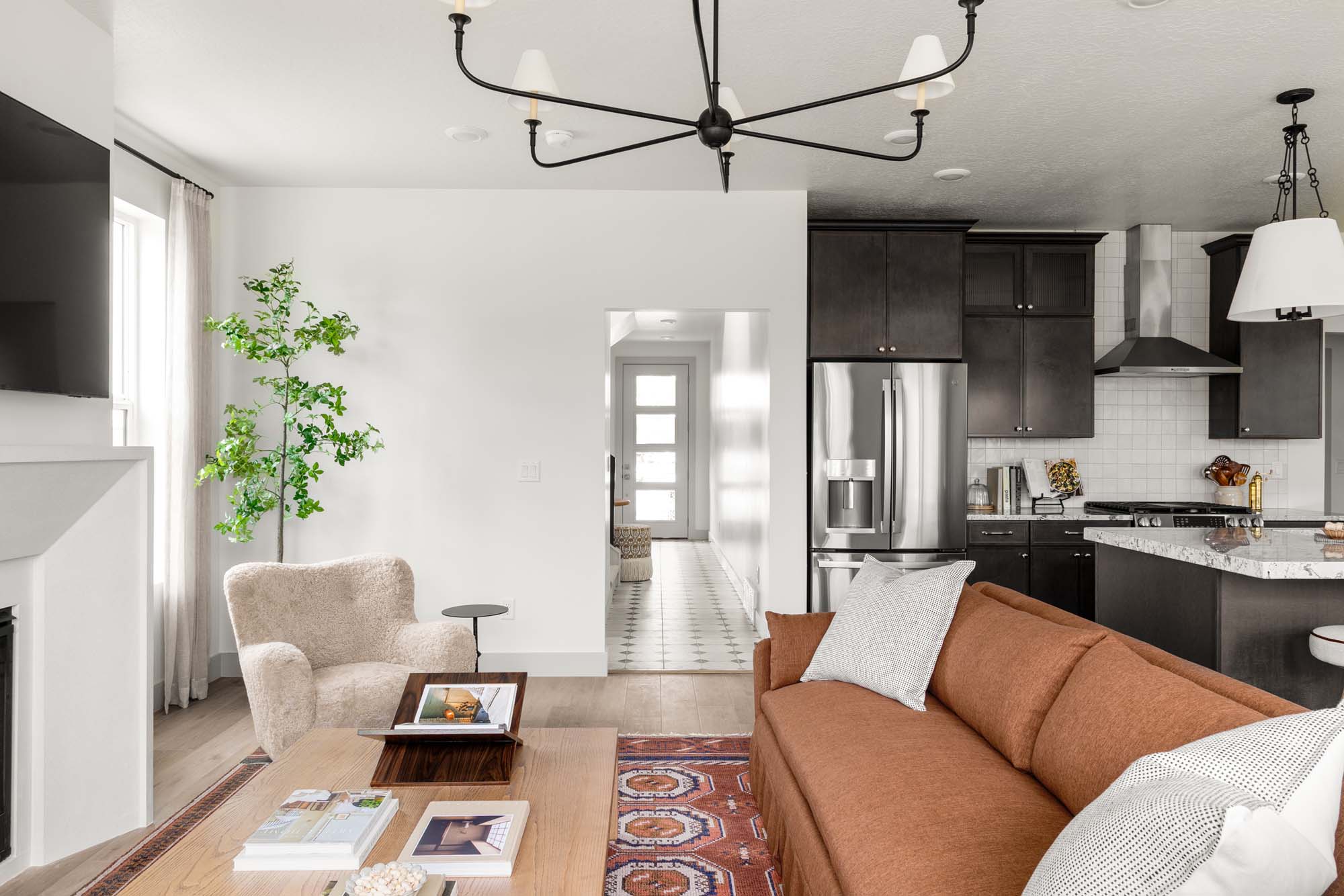 Family Room | Swiss 3 at theAudrey in Woods Cross, UT by Cole West