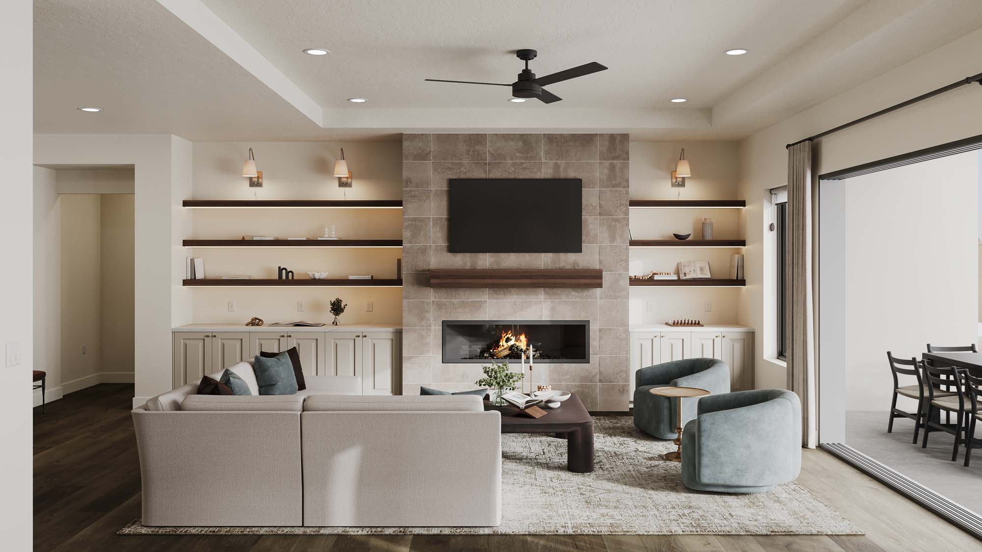 Great Room | Riviera at THE CLUB in Washington, UT by Cole West