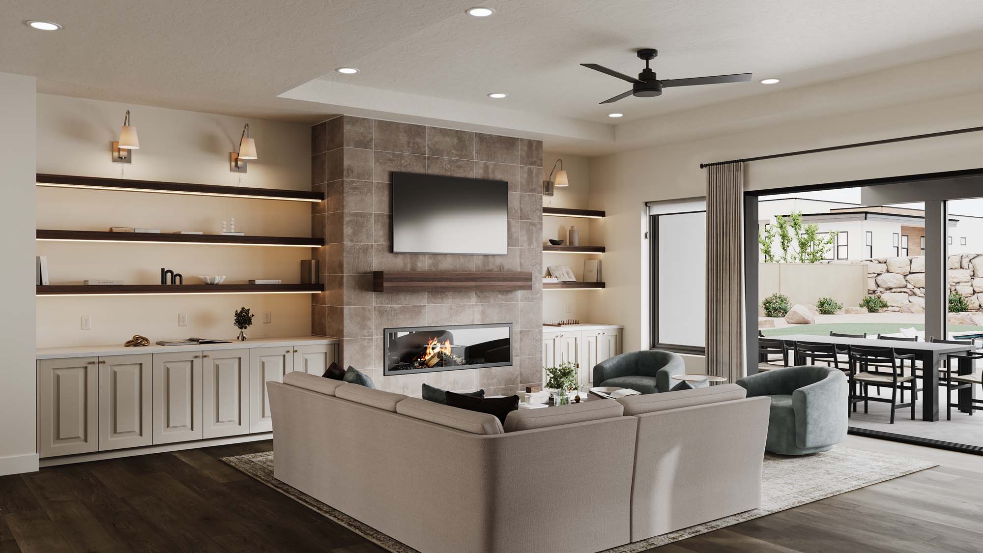 Great Room | Riviera at THE CLUB in Washington, UT by Cole West