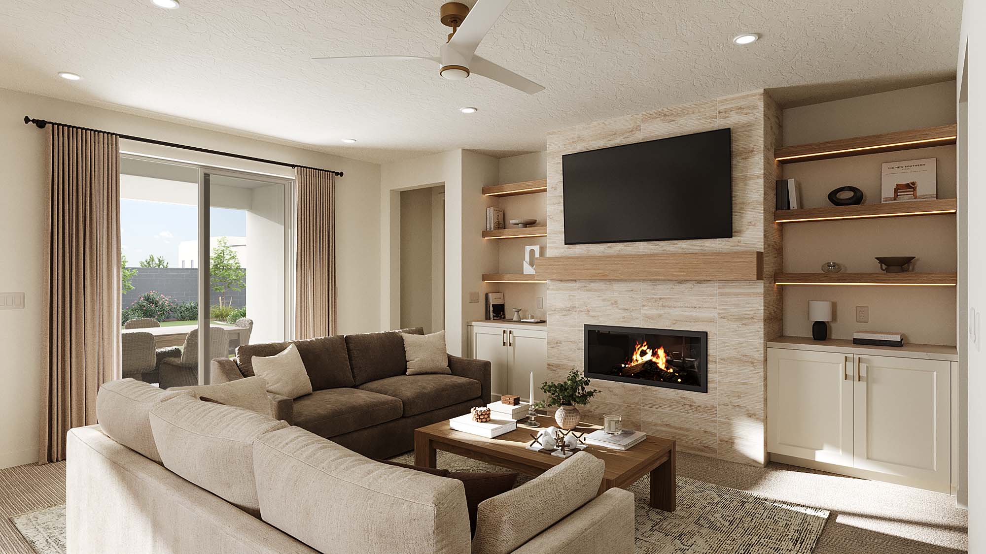 Great Room | Basin II at CIELO in Washington, UT by Cole West