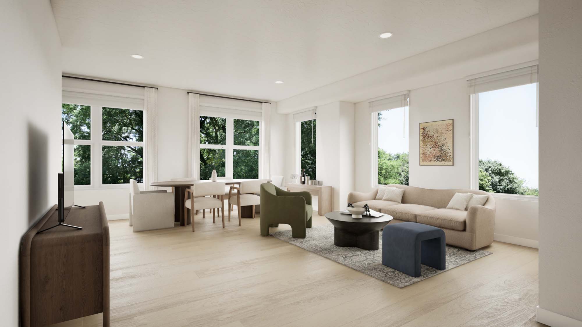 Great Room | Cambria F at theHAZEL in Roy, UT by Cole West