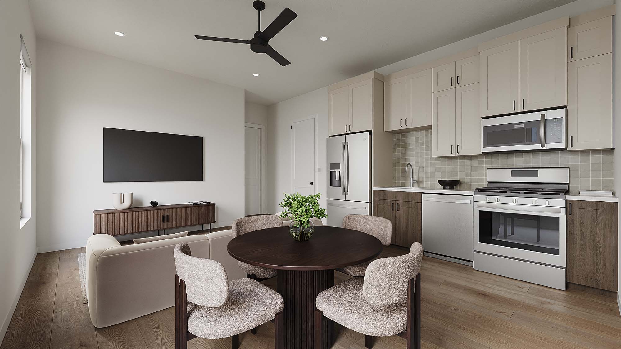 Great Room & Kitchen | Everest at CIELO in Washington, UT by Cole West
