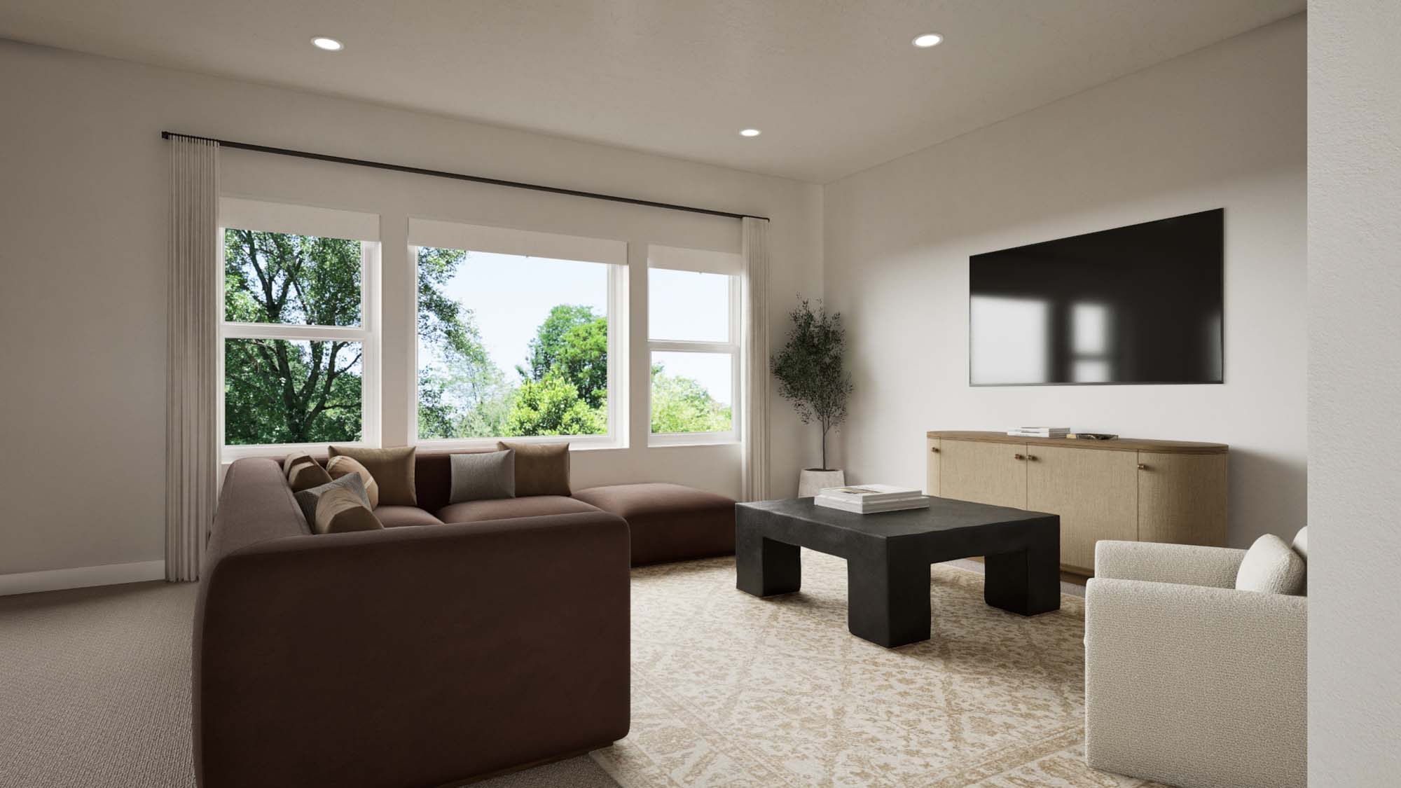 Great Room | Slate II at SaltRock in Syracuse, UT by Cole West