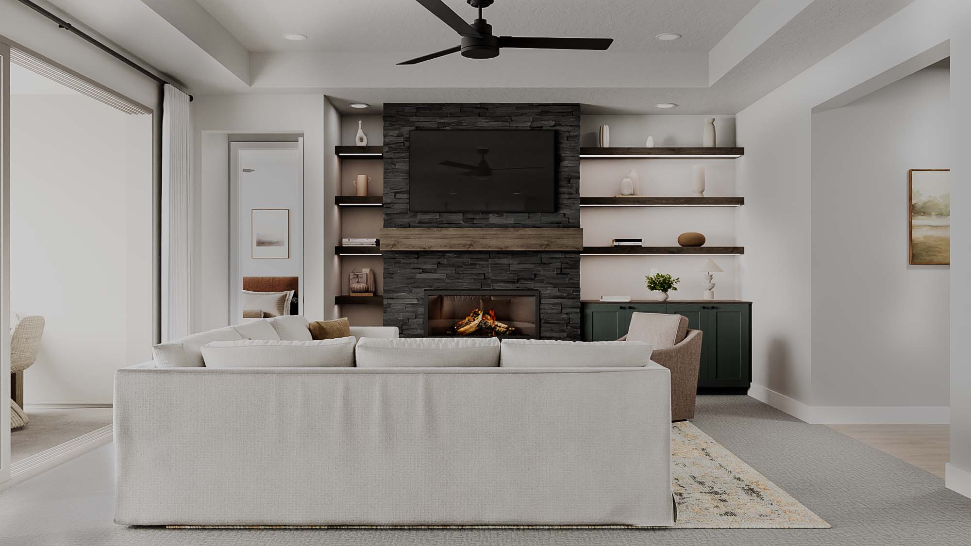 Great Room | Mesa II at CIELO in Washington, UT by Cole West