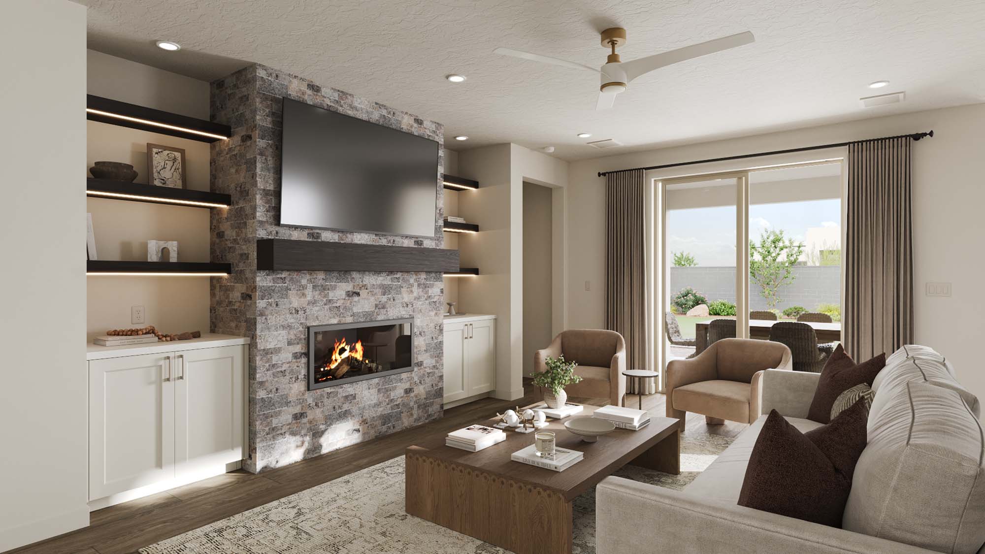 Great Room | Sonoran II at CIELO in Washington, UT by Cole West
