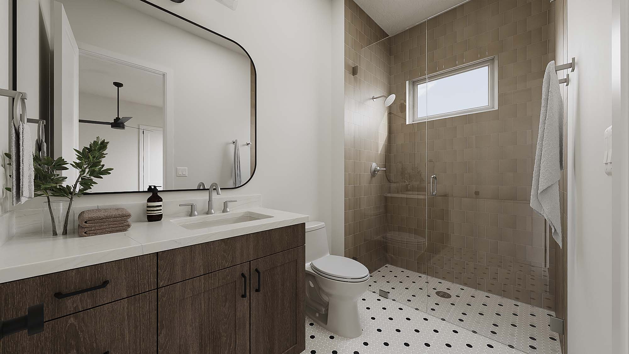Guest Suite Bathroom | Everest at CIELO in Washington, UT by Cole West