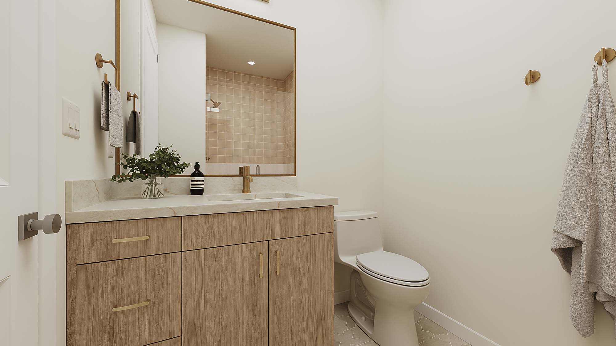 Guest Suite Bathroom | Sierra at CIELO in Washington, UT by Cole West