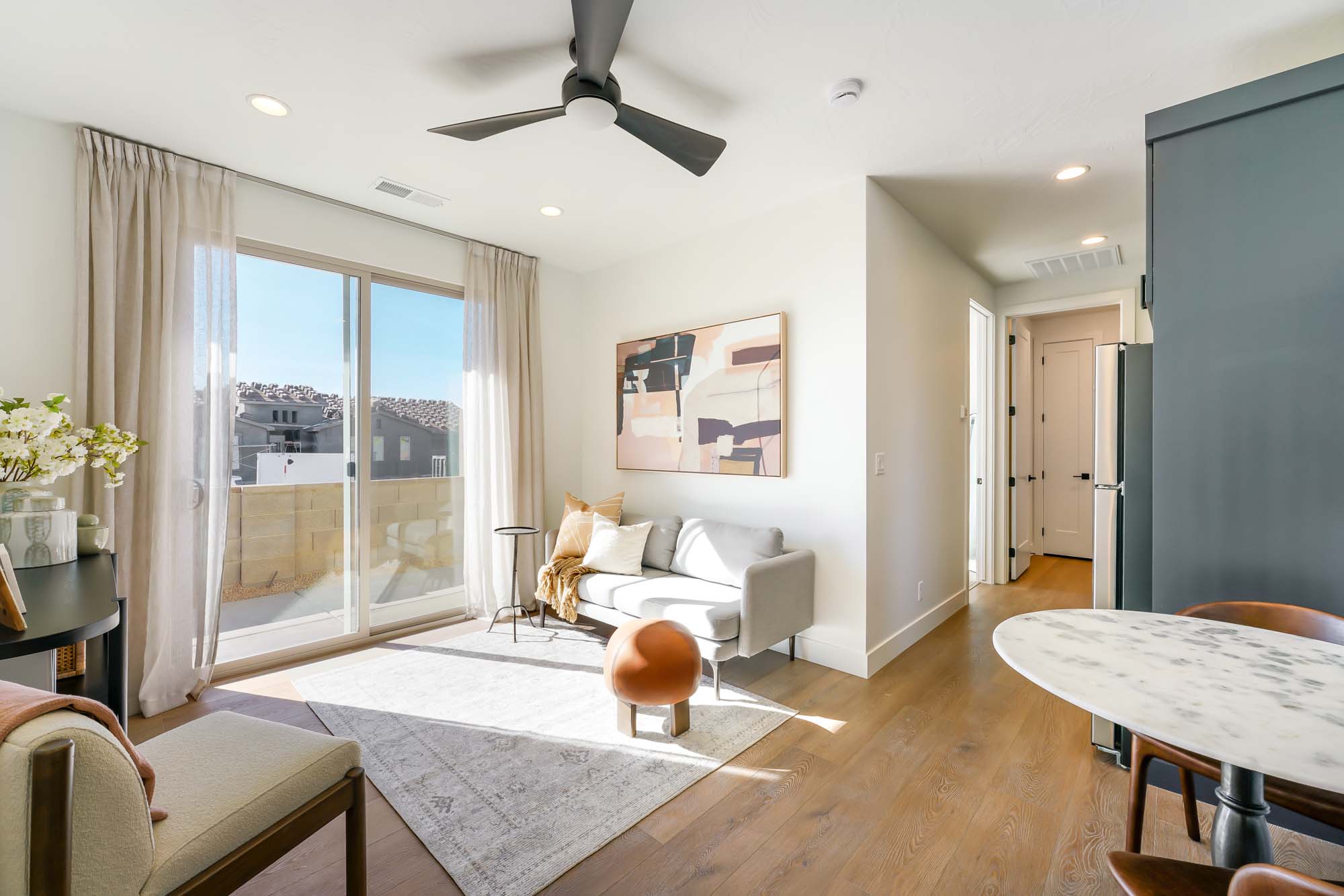 Guest Suite Living Room | Mesa at SOLIS in Washington, UT by Cole West