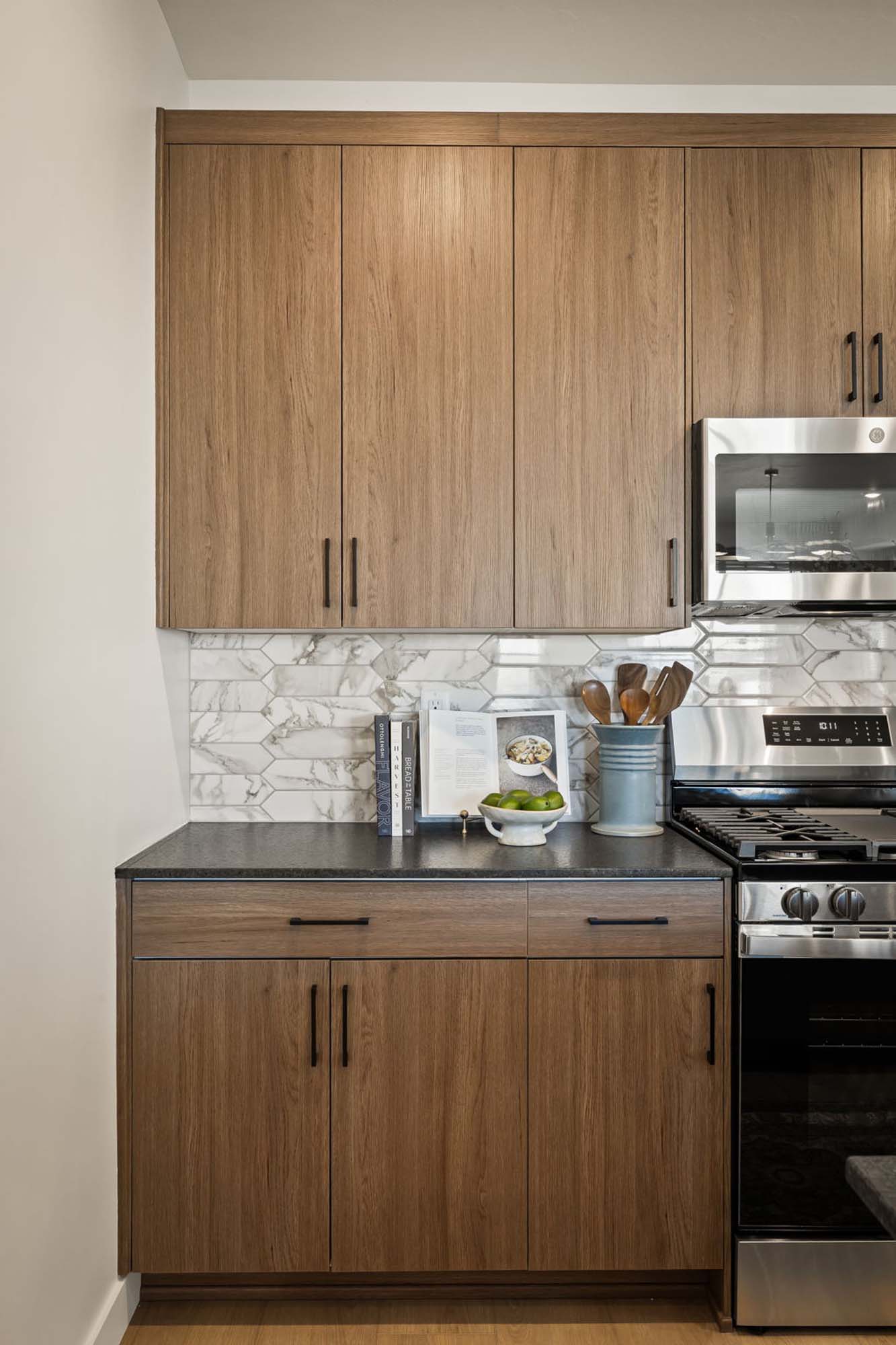 Kitchen | Cambria E Exterior Units at theHAZEL in Roy, UT by Cole West