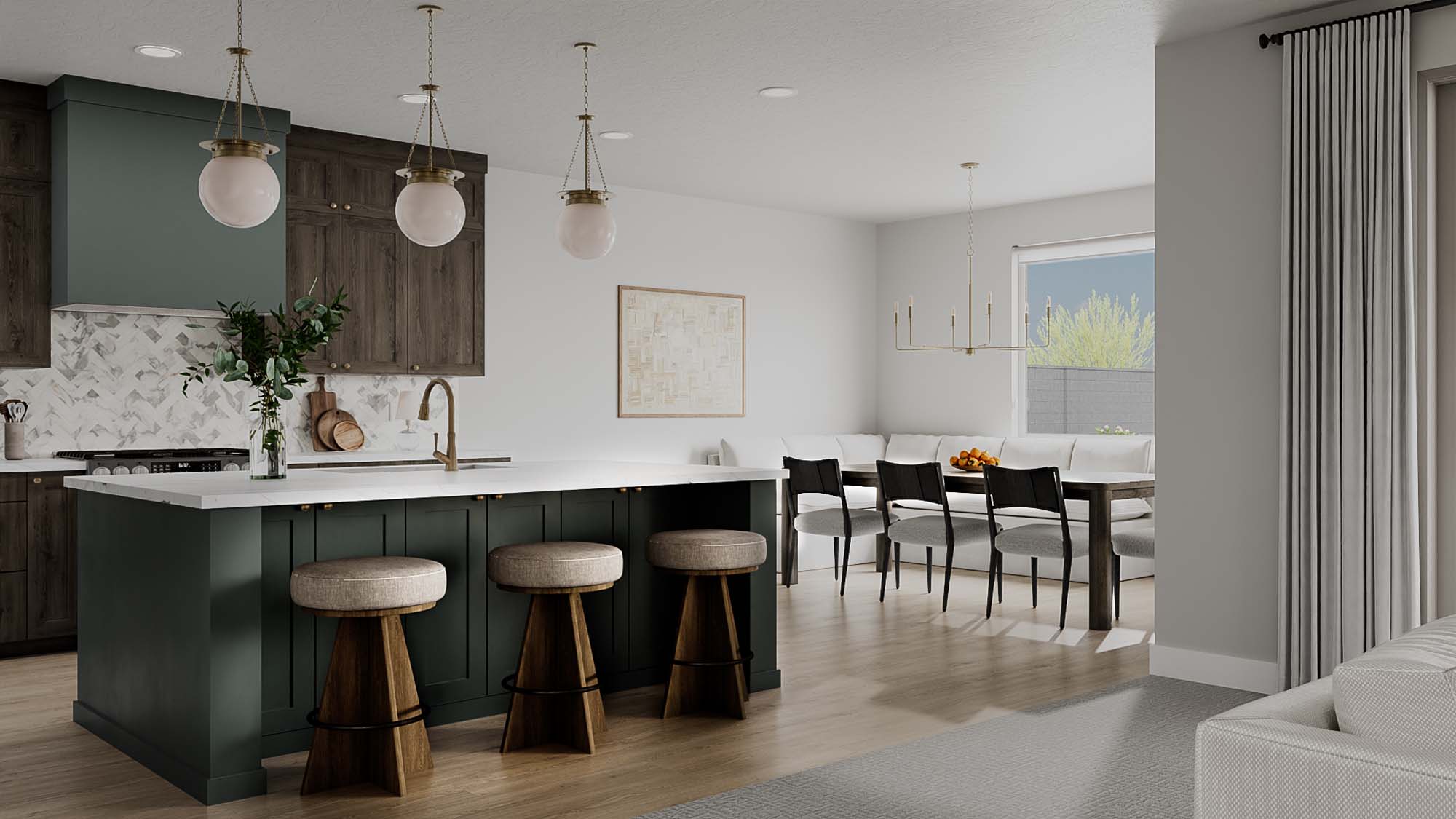 Kitchen & Dining Room | Mesa II at CIELO in Washington, UT by Cole West