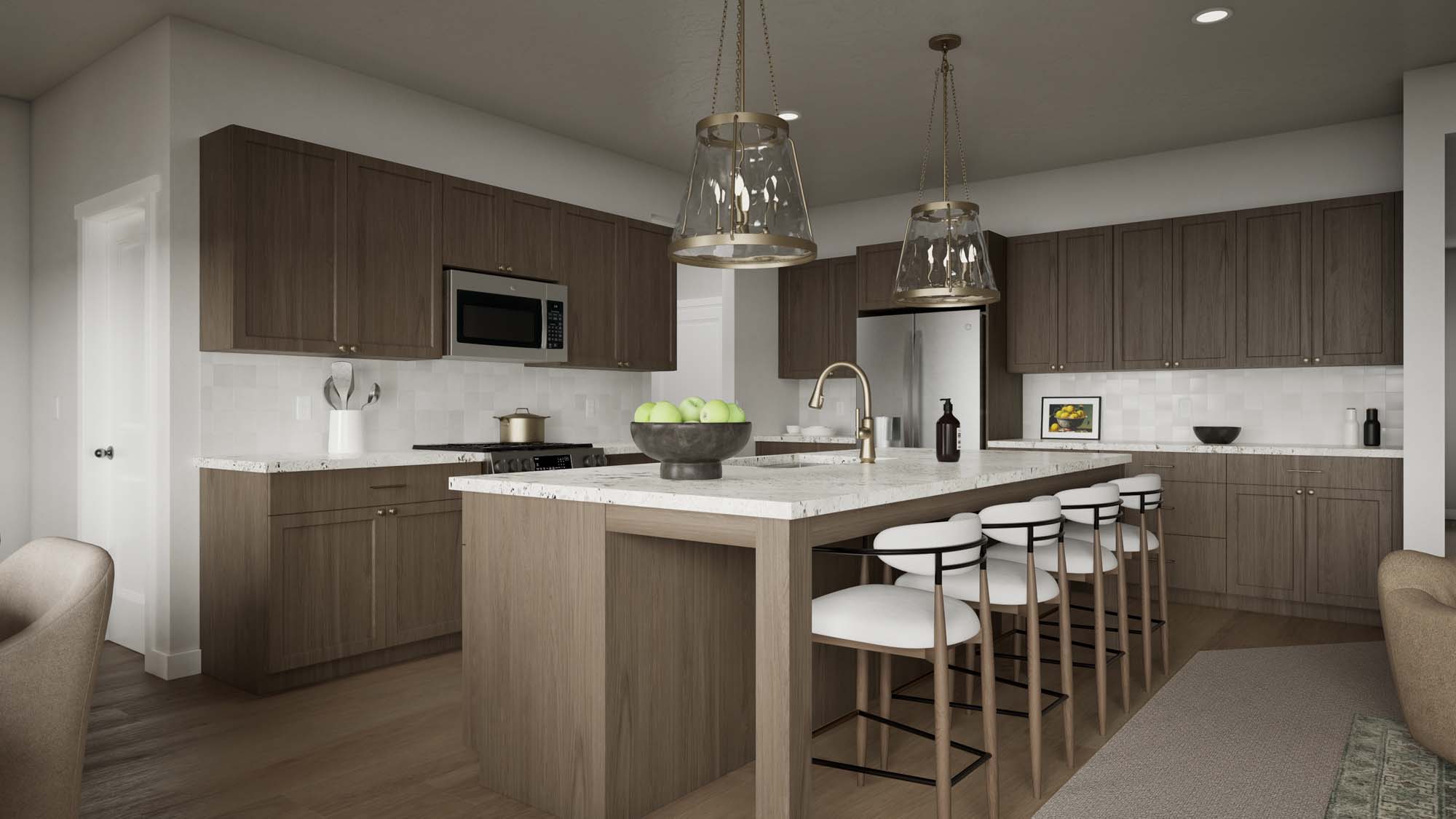 Kitchen | Quartz IV at SaltRock in Syracuse, UT by Cole West