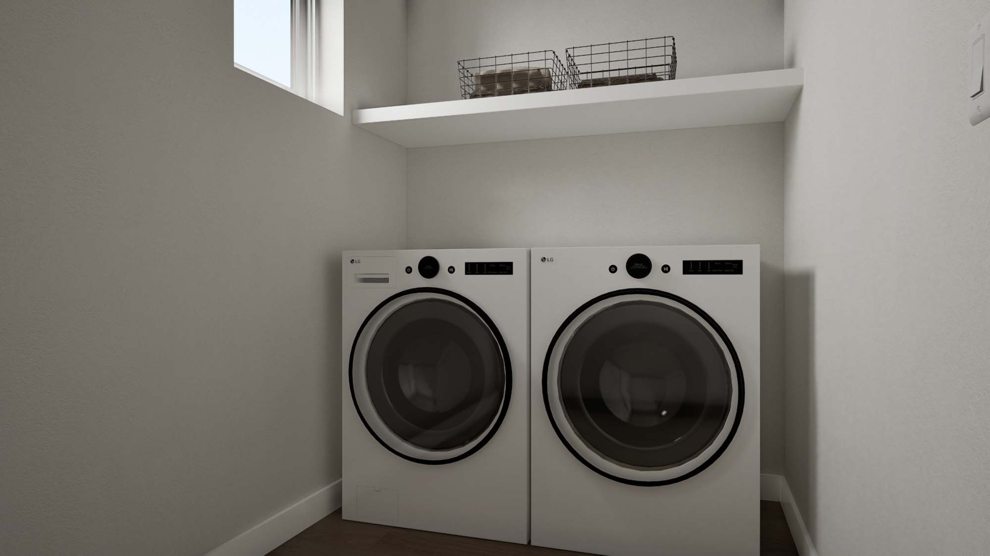 Laundry Room | Quartz III at SaltRock in Syracuse, UT by Cole West