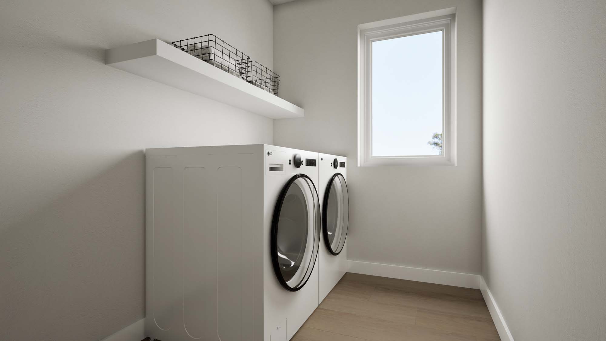 Laundry Room | Quartz IV at SaltRock in Syracuse, UT by Cole West