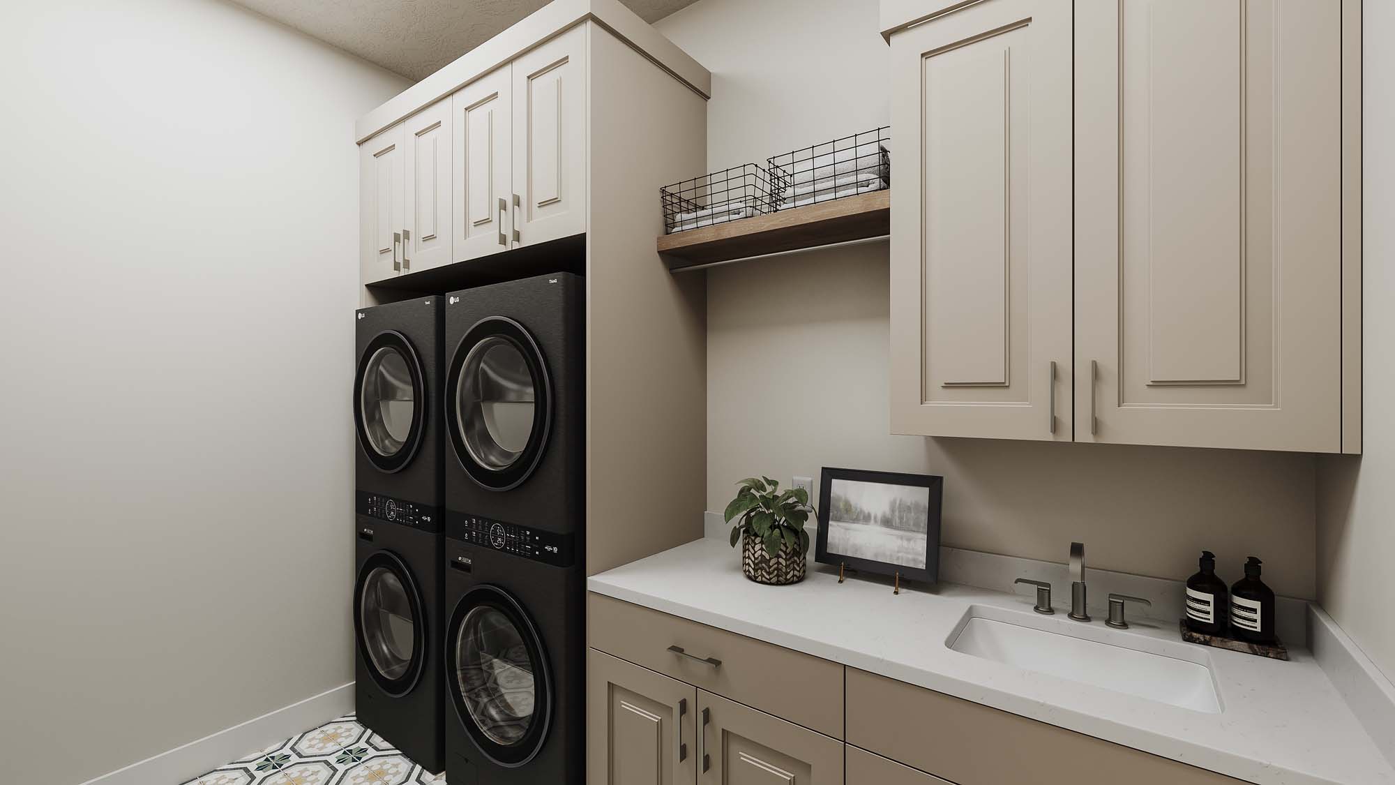 Laundry Room | Augusta at THE CLUB in Washington, UT by Cole West