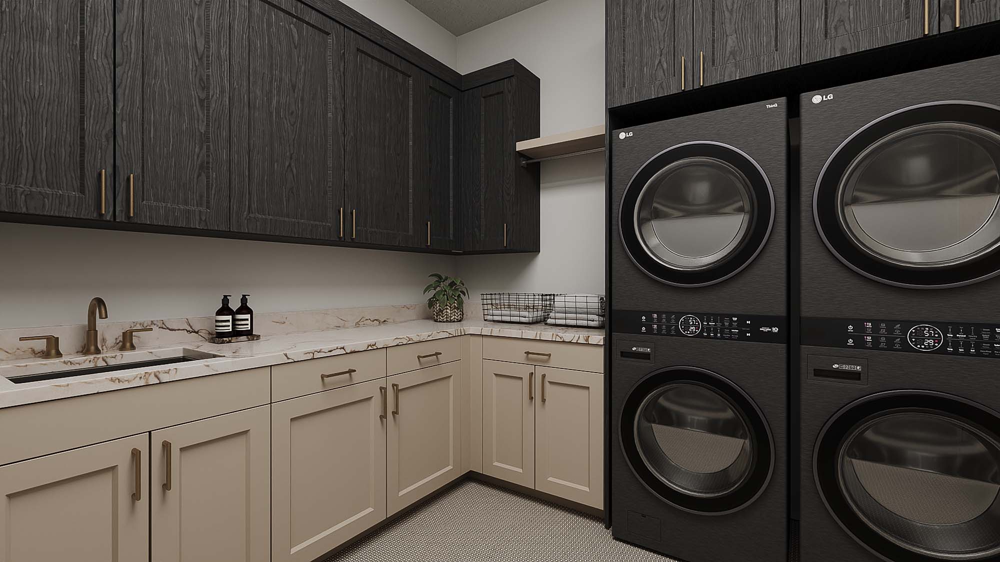 Laundry Room | Denali at CIELO in Washington, UT by Cole West