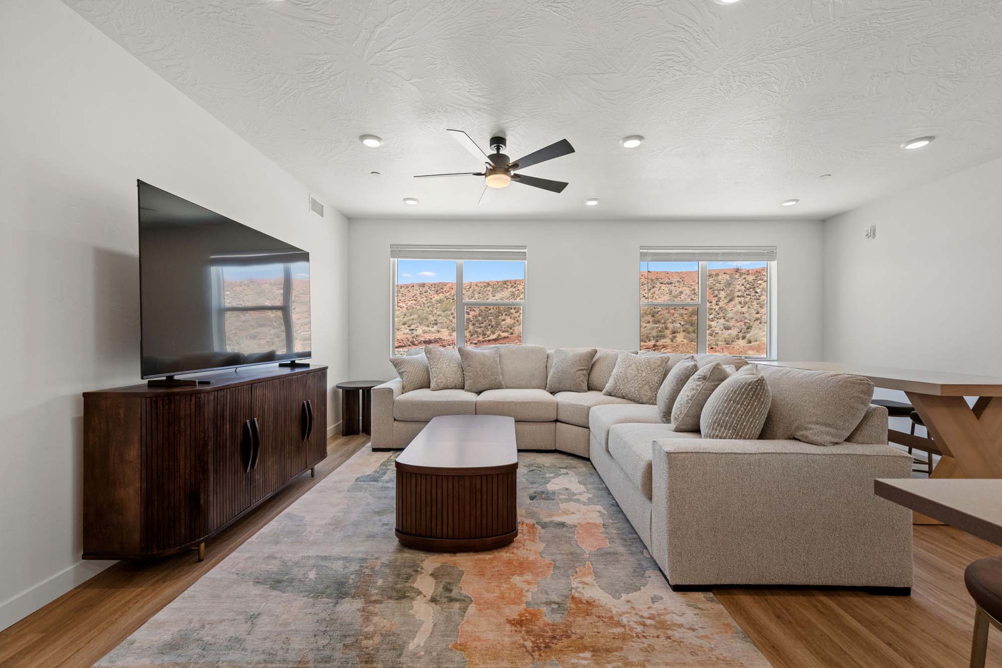 Living Room | The Flats 2 Bedroom at TERRA in Hurricane, UT by Cole West