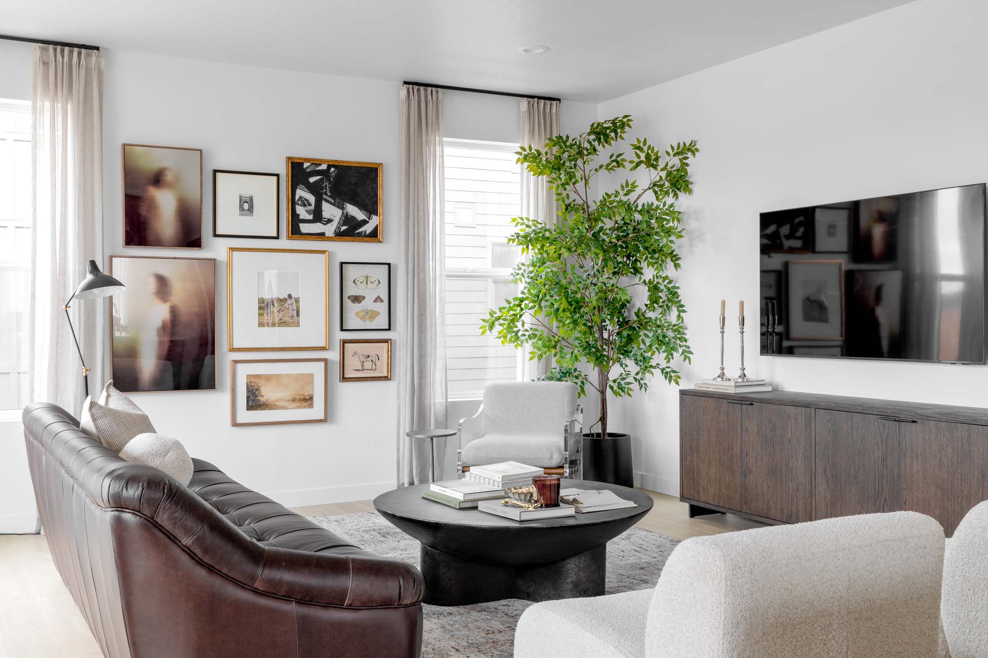 Living Room | Type A2 at theMONROE in Millcreek, UT by Cole West