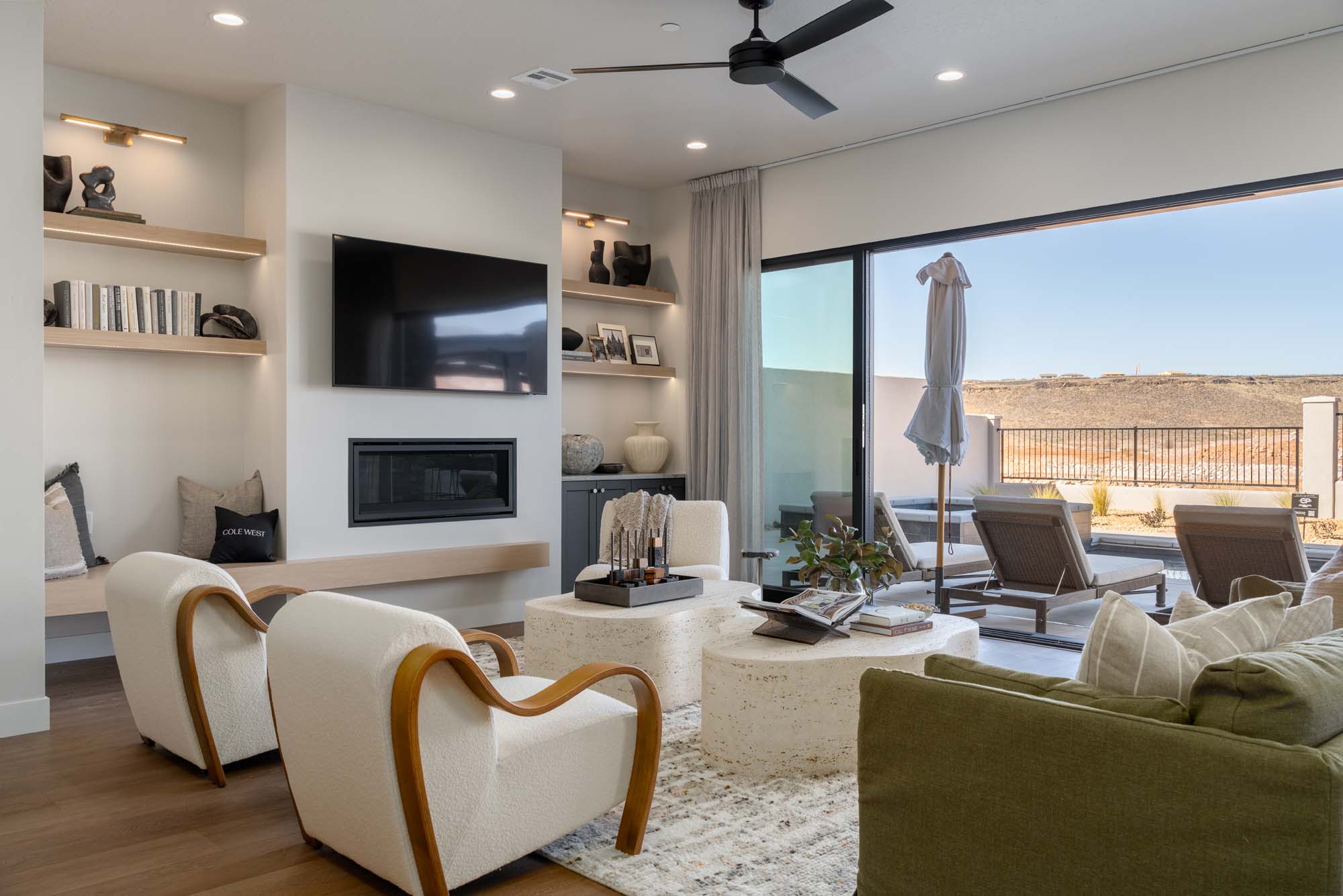 Living Room | Trinidad at ISLE in Washington, UT by Cole West