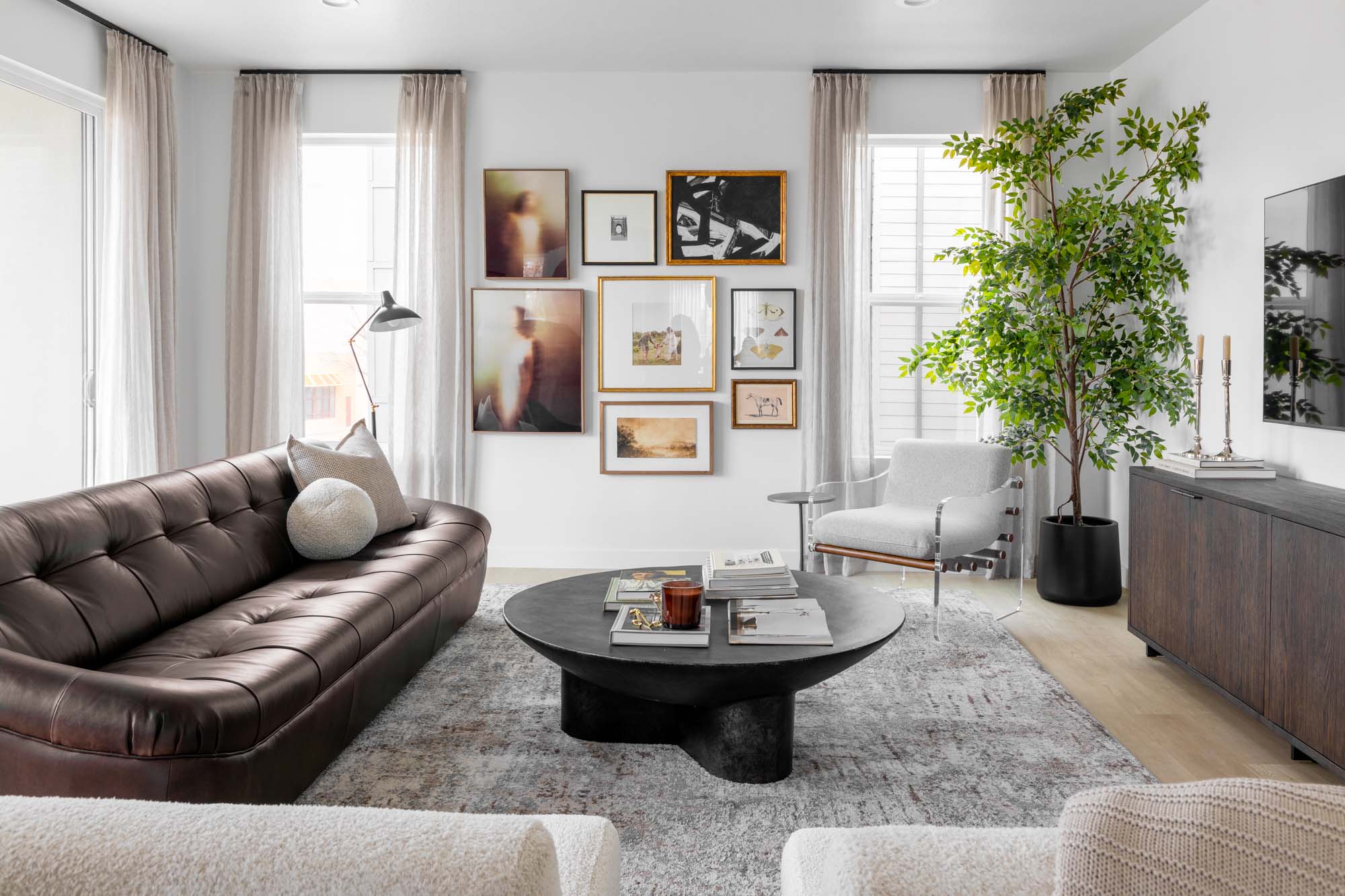 Living Room | Type A2 at theMONROE in Millcreek, UT by Cole West