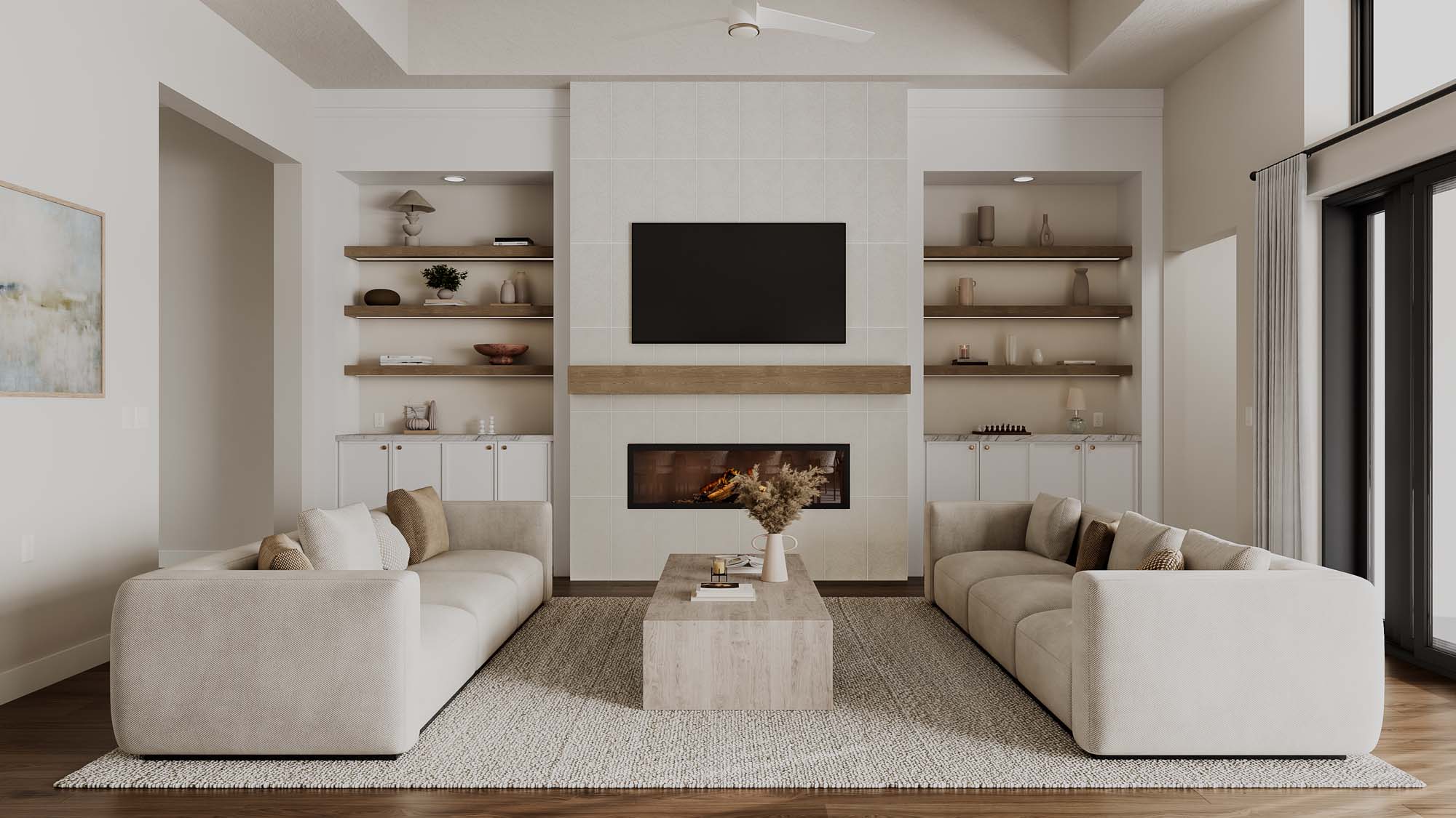 Living Room | Cypress Point at THE CLUB in Washington, UT by Cole West