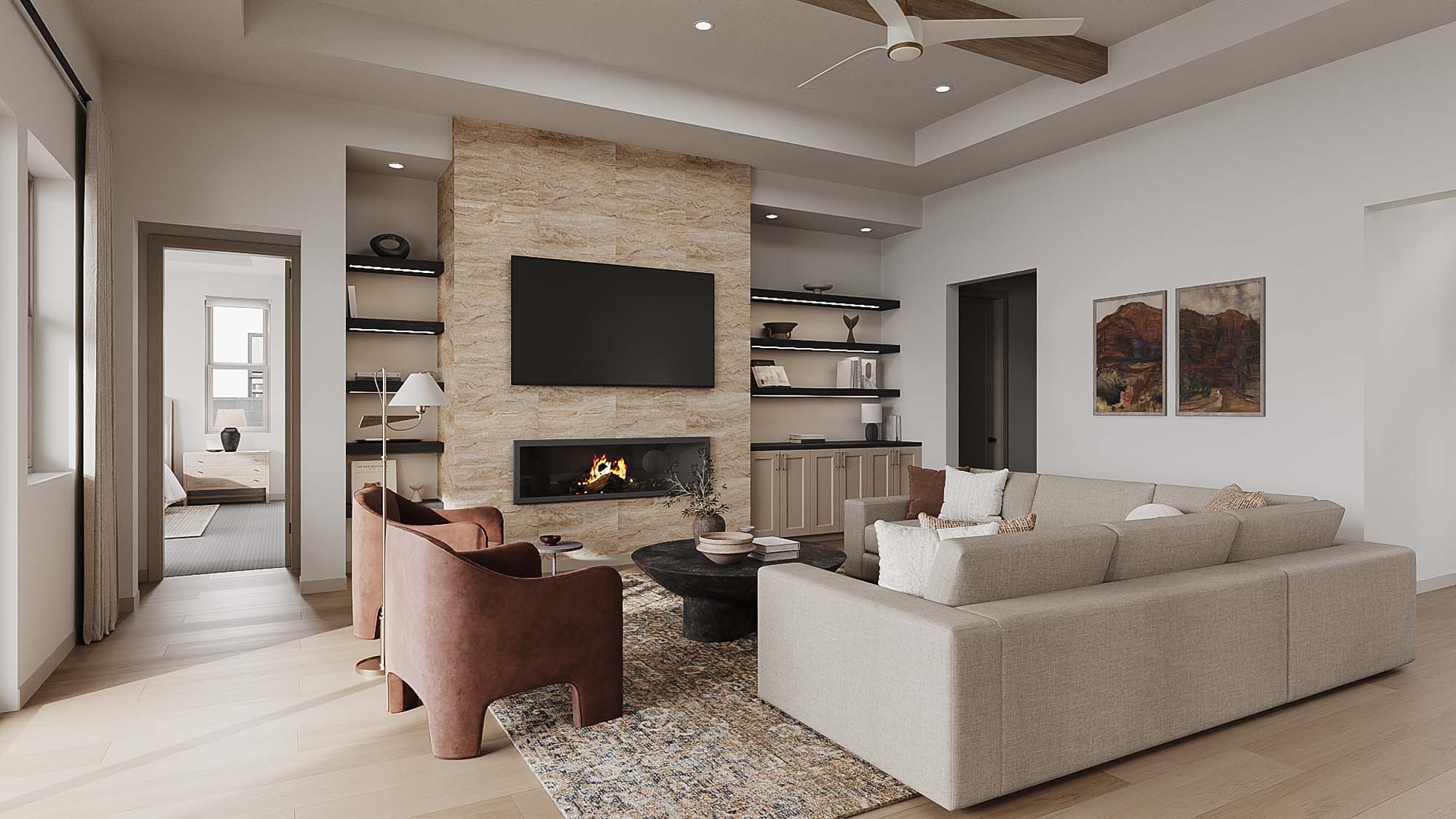 Living Room | Denali at CIELO in Washington, UT by Cole West