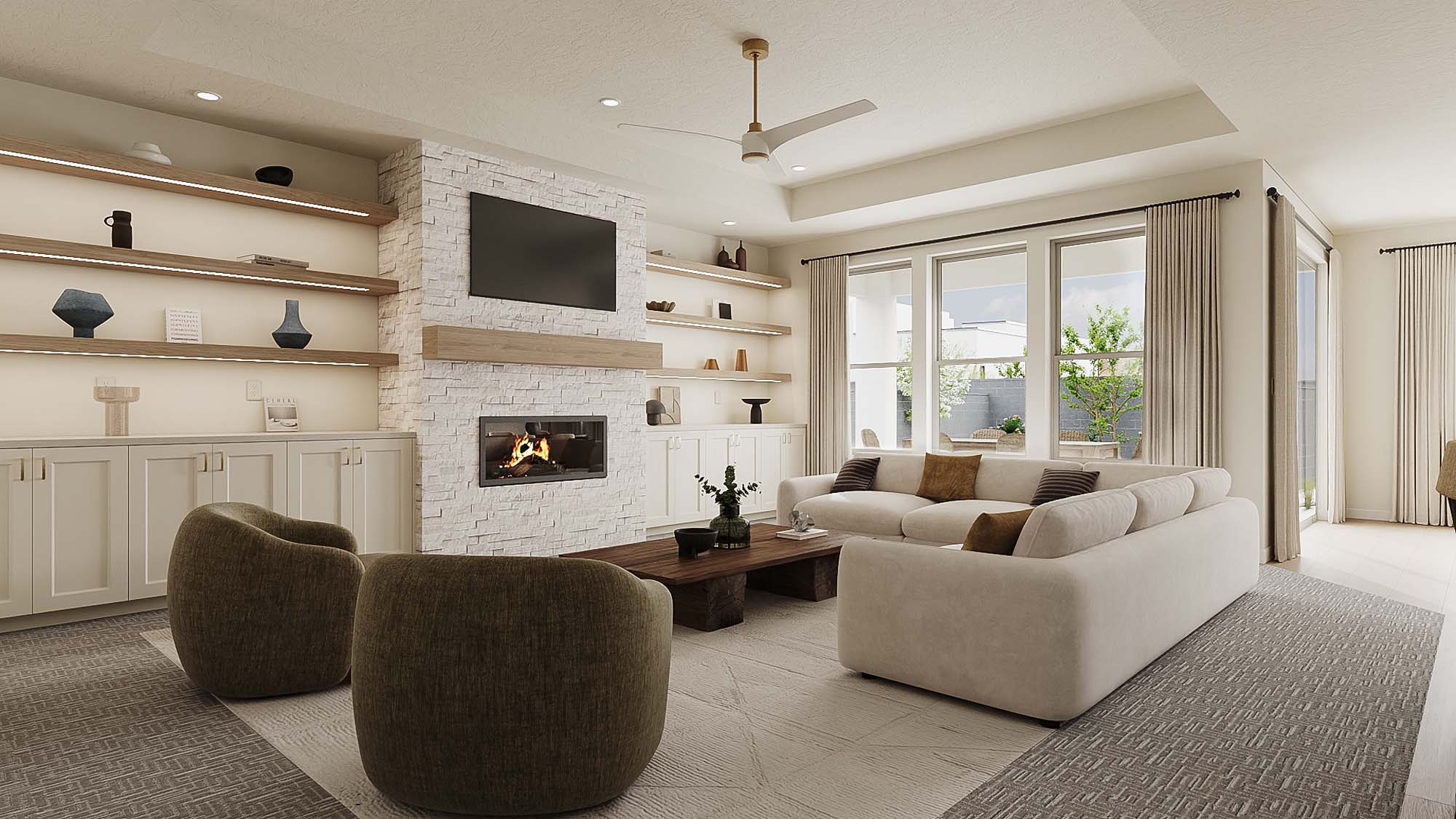 Living Room | Sierra at CIELO in Washington, UT by Cole West
