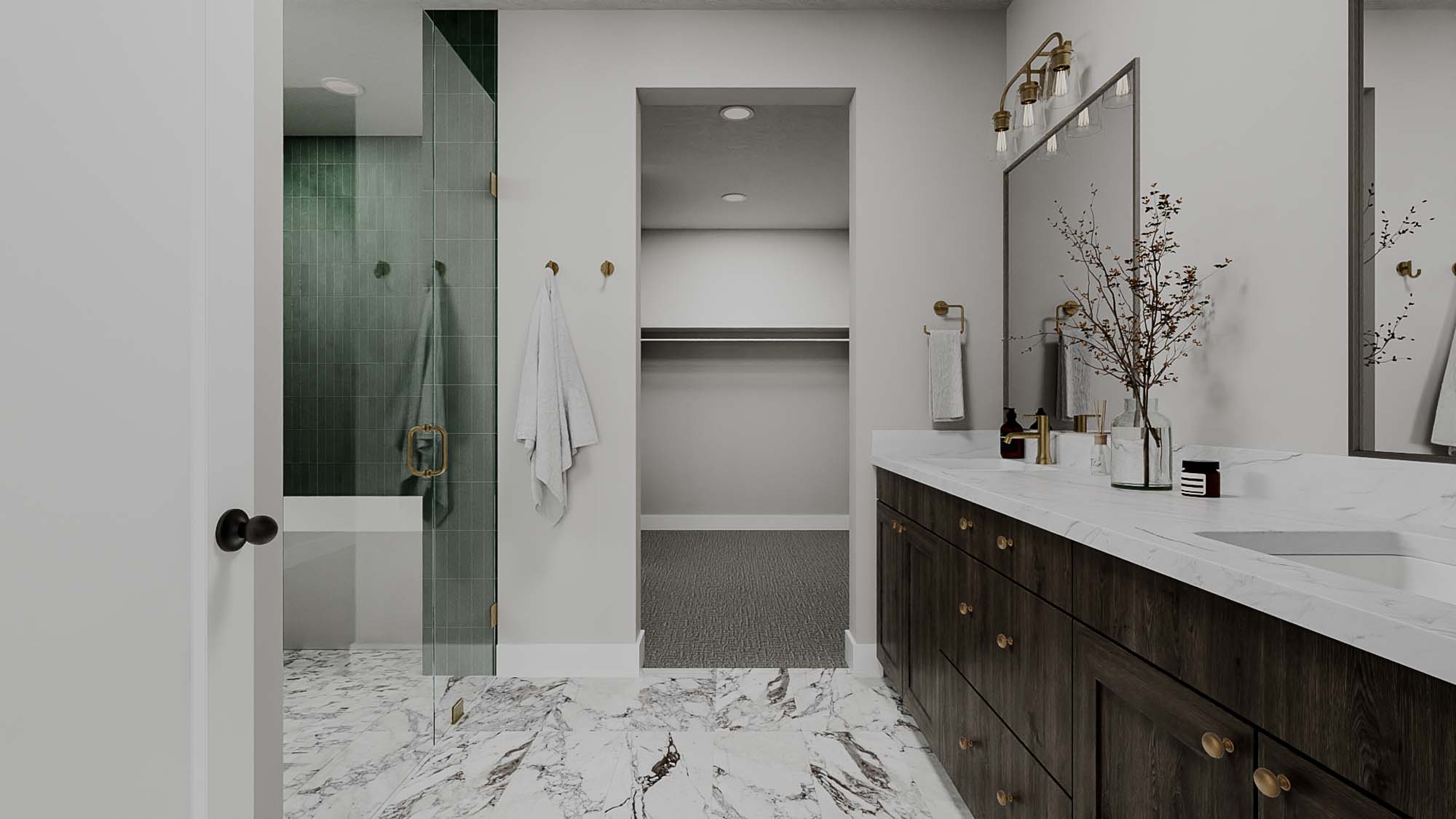 Owner's Suite Bathroom | Mesa II at CIELO in Washington, UT by Cole West
