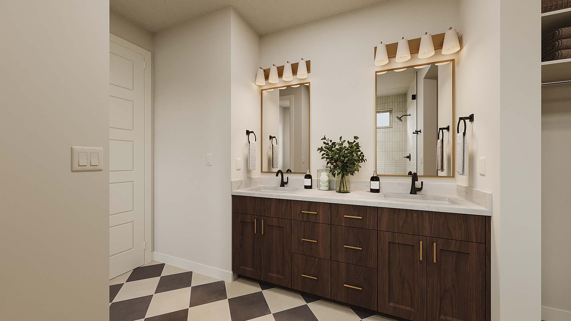 Owner's Suite Bathroom | Mojave II at CIELO in Washington, UT by Cole West