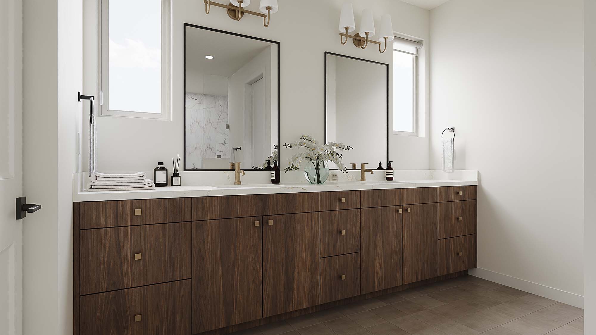 Owner's Suite Bathroom | Orion II at CIELO in Washington, UT by Cole West