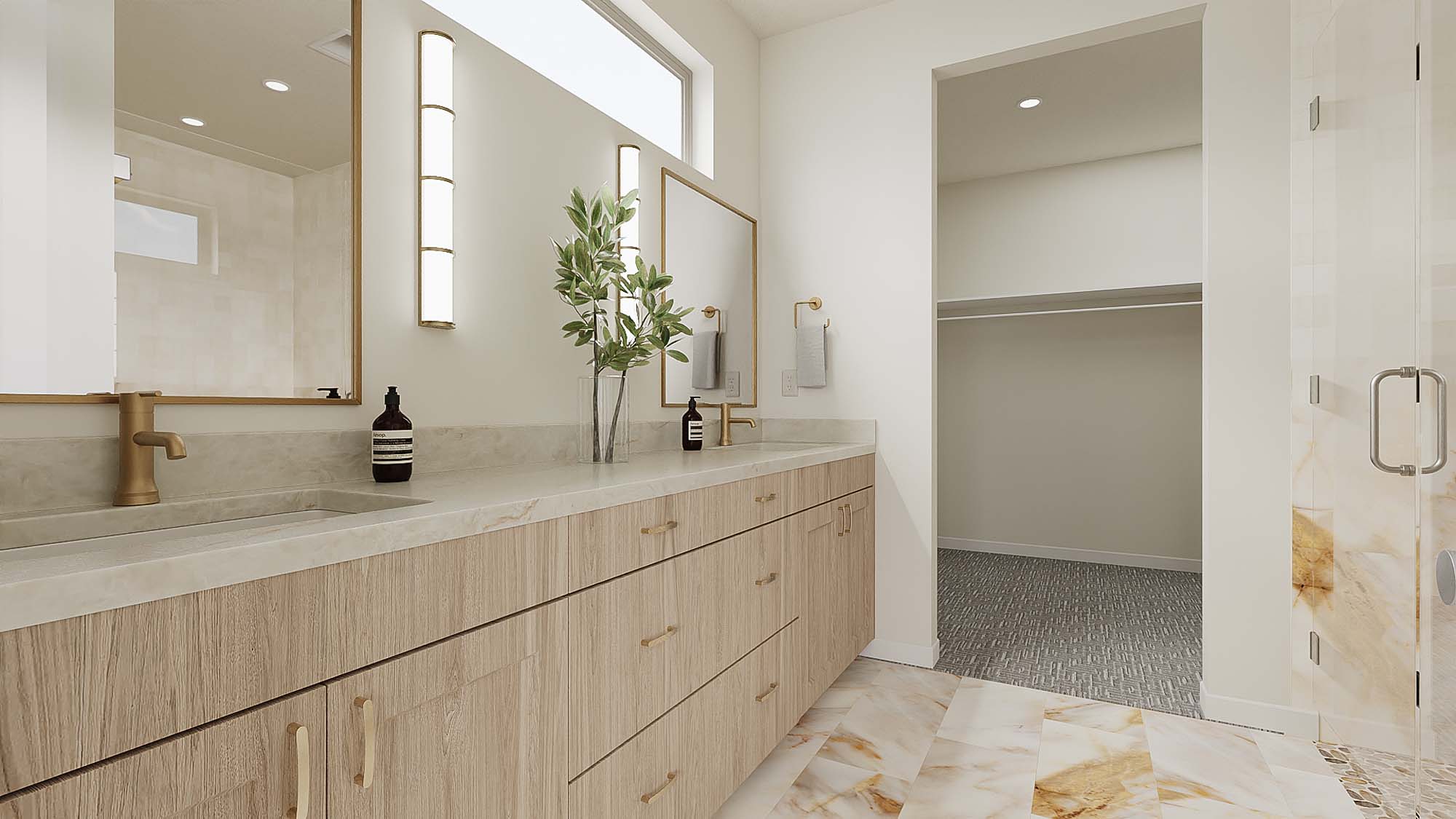 Owner's Suite Bathroom | Sierra at CIELO in Washington, UT by Cole West