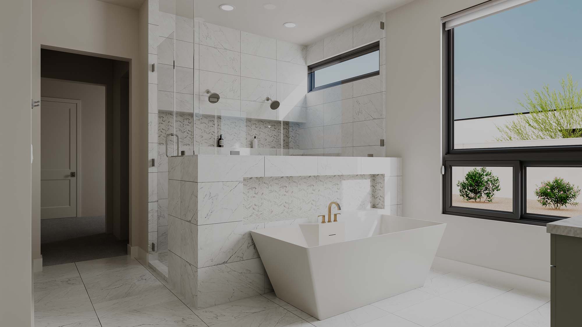 Owner's Suite Bathroom | Cypress Point at THE CLUB in Washington, UT by Cole West