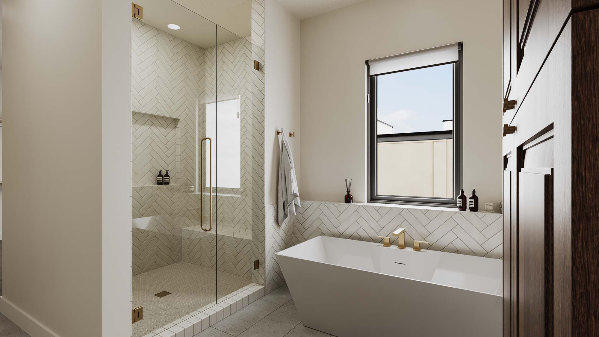 Owner's Suite Bathroom | Riviera at THE CLUB in Washington, UT by Cole West