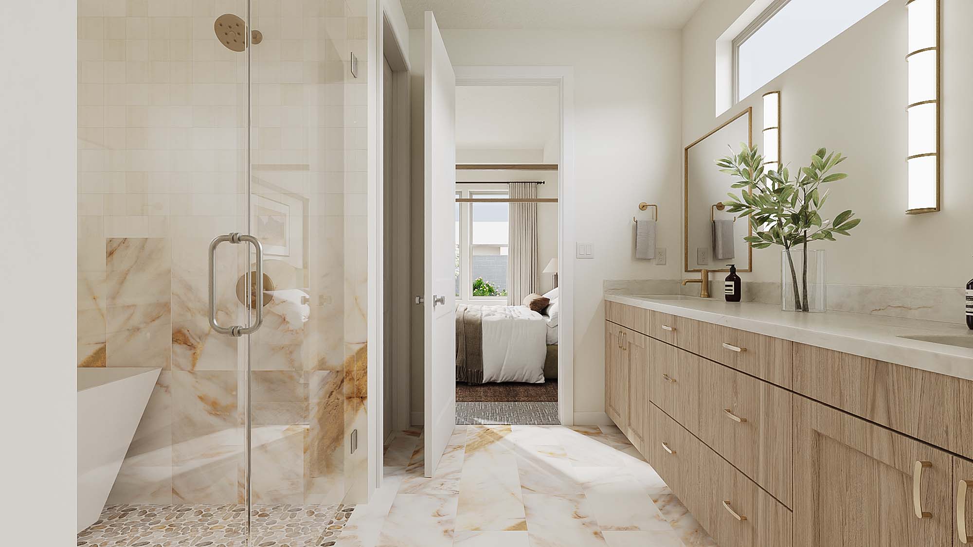 Owner's Suite Bathroom | Sierra at CIELO in Washington, UT by Cole West