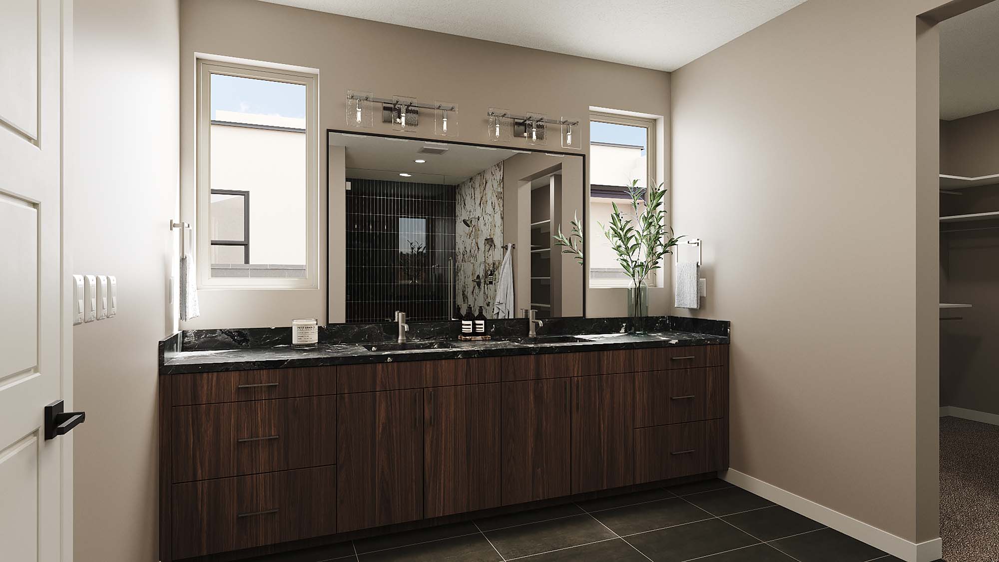 Owner's Suite Bathroom | Atlas II at CIELO in Washington, UT by Cole West